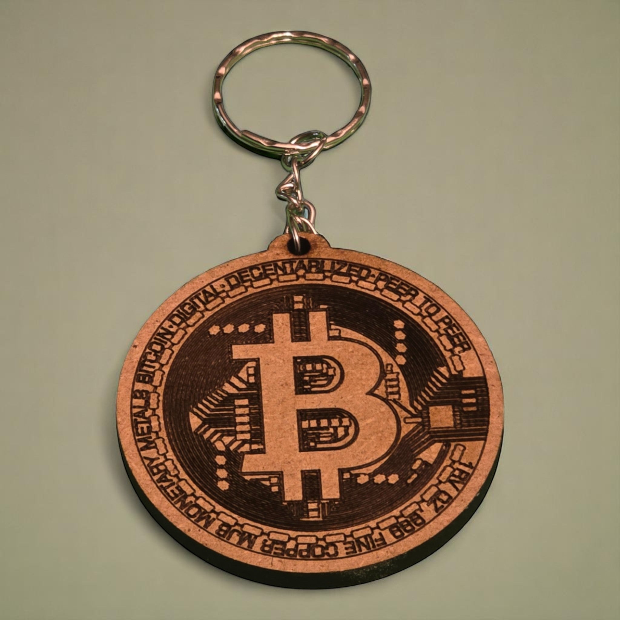 Porte-clés "Bitcoin" CREAFAMAX