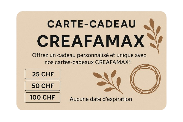 Carte-cadeau CREAFAMAX CREAFAMAX
