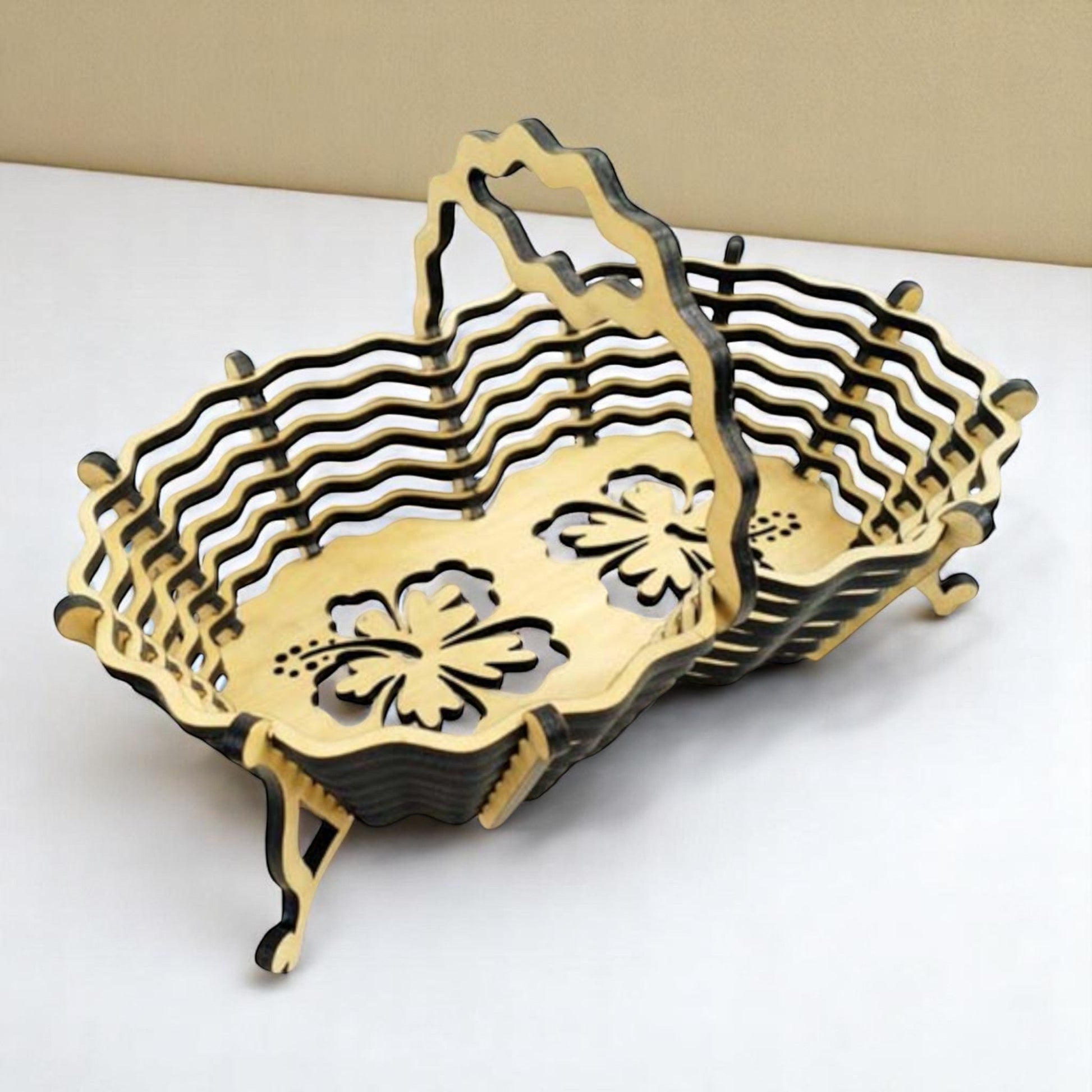 Panier "Fleur Élégance" CREAFAMAX