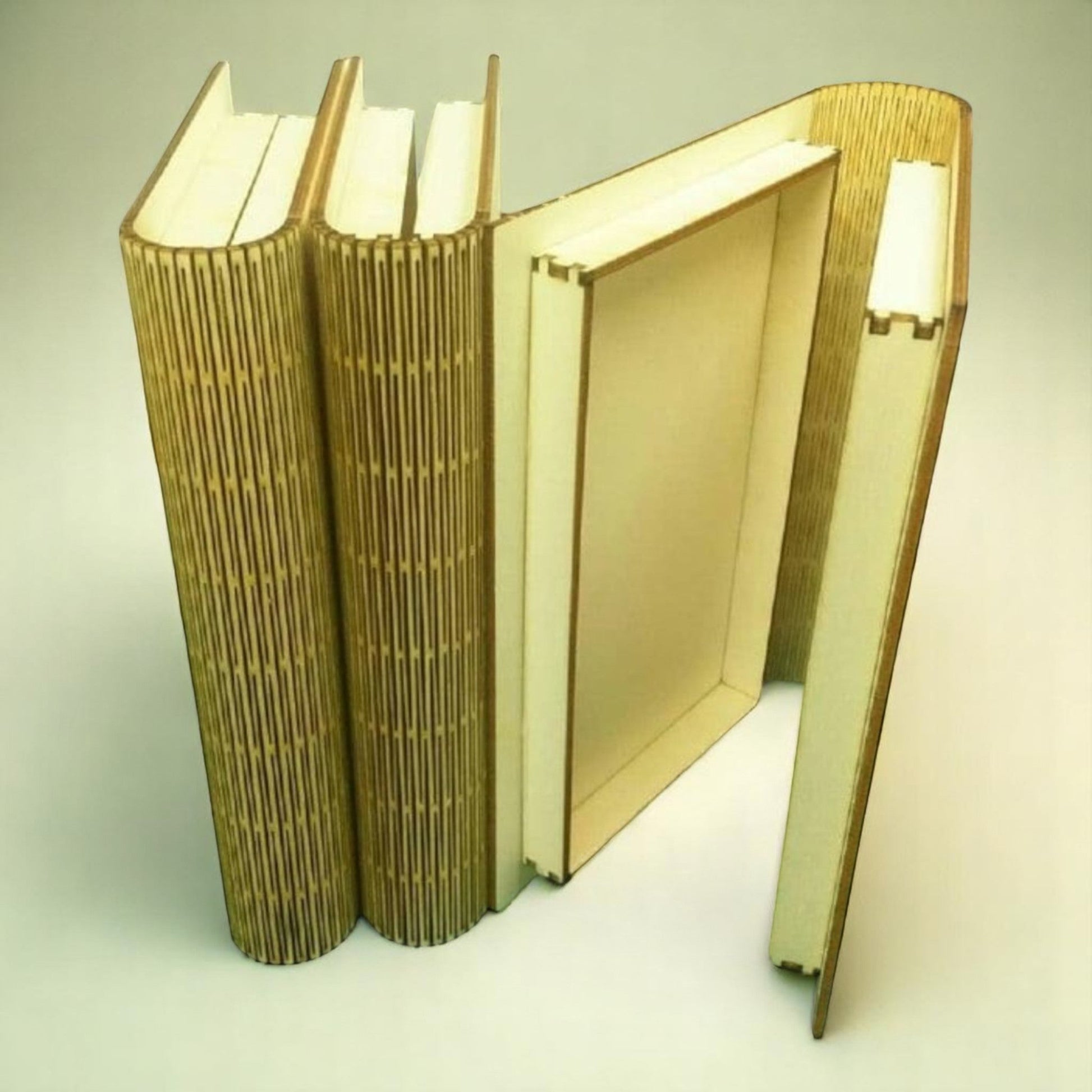 Coffret Livre Secret – Élégance discrète en bois brut CREAFAMAX