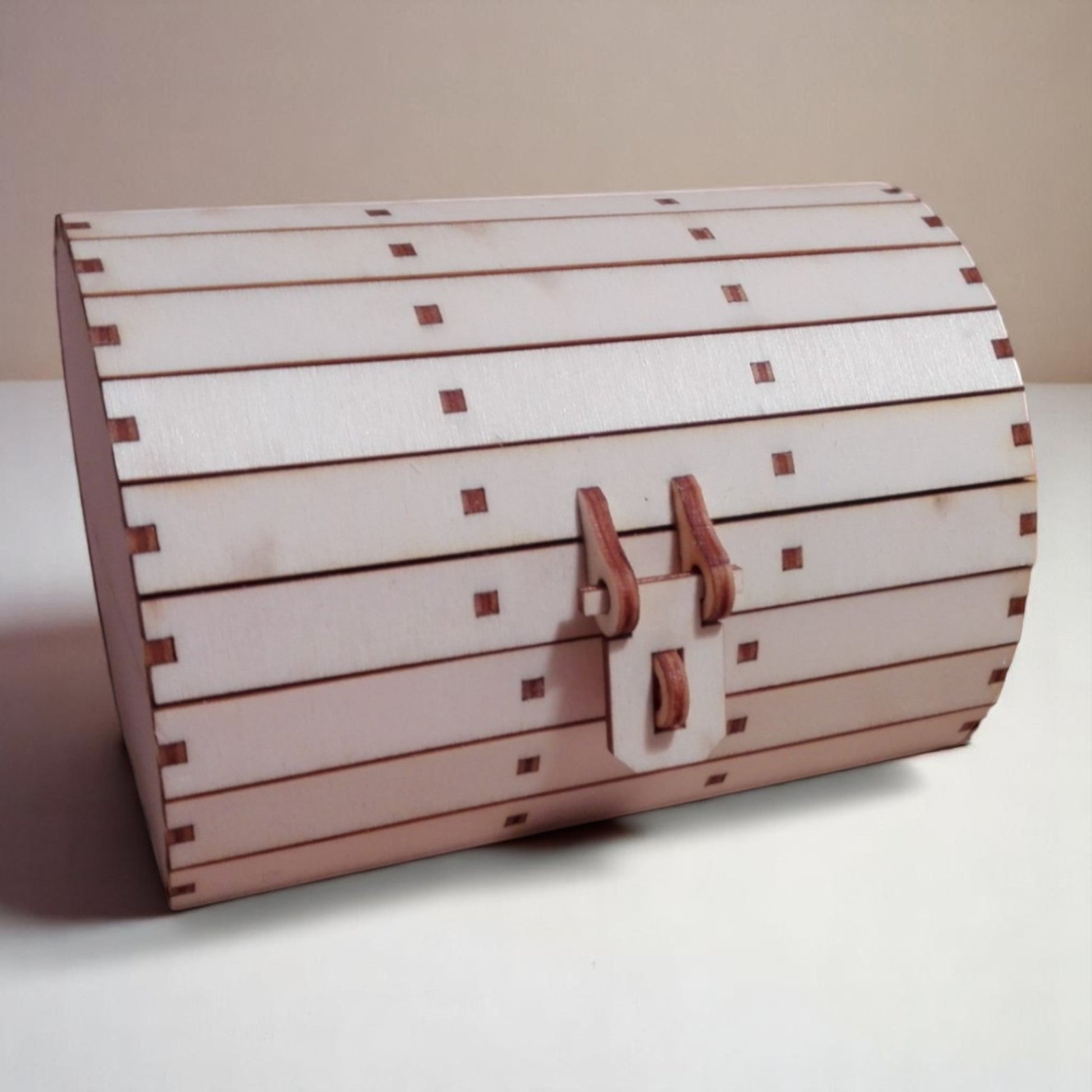 Coffre Albion – Boîte en bois double compartiment CREAFAMAX