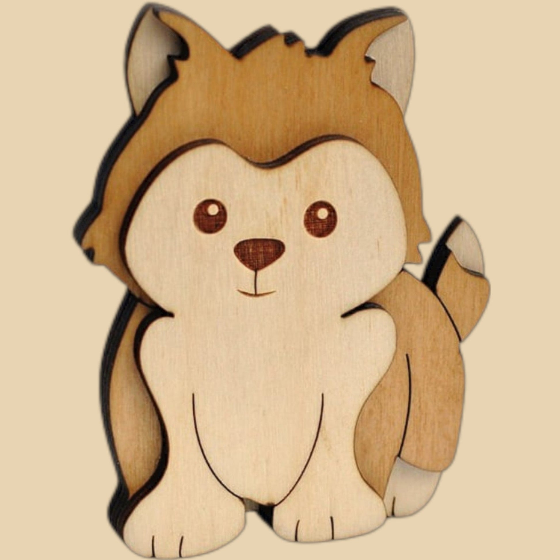 Statuette Husky 3D CREAFAMAX