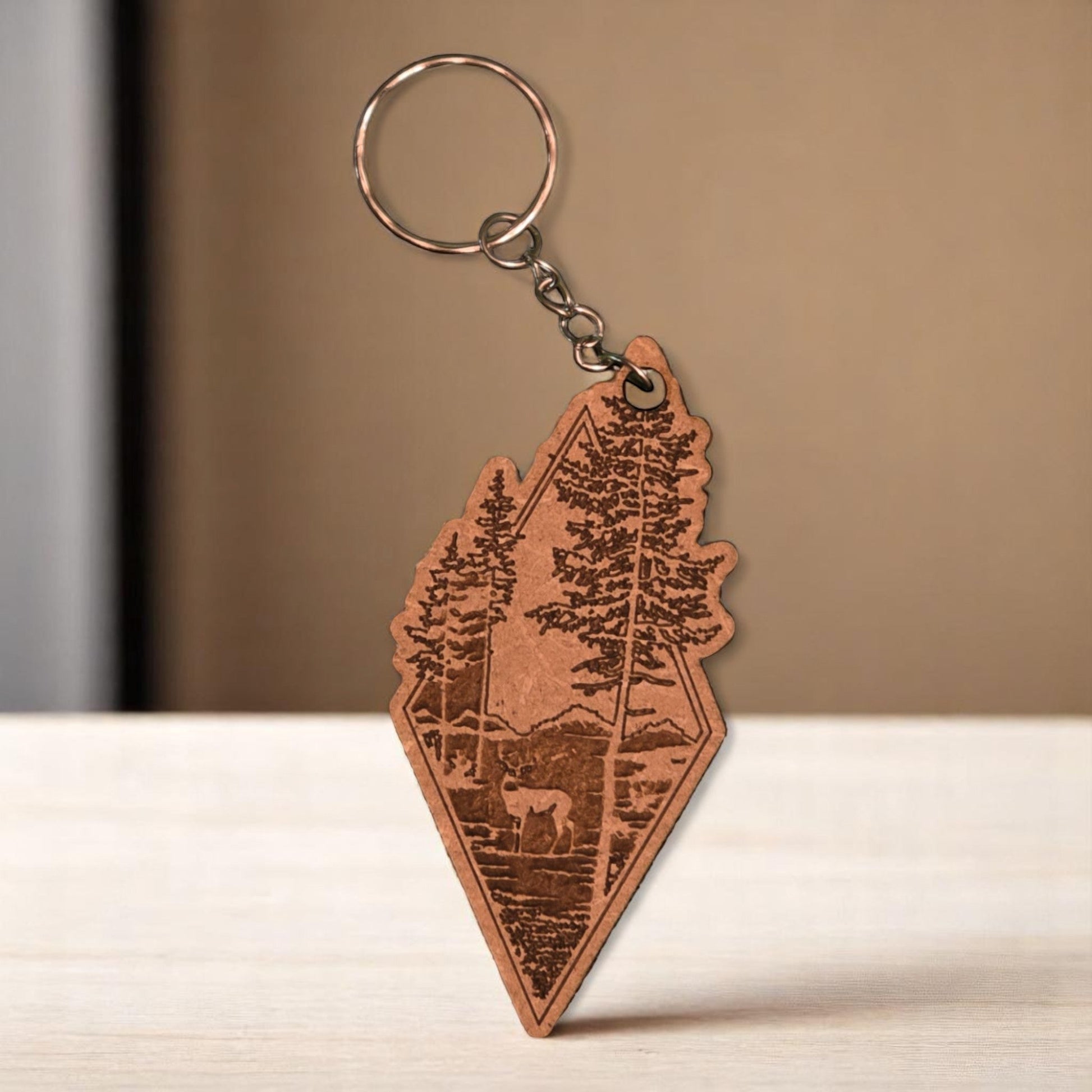 Porte-clés "Forêt & Cerf" CREAFAMAX