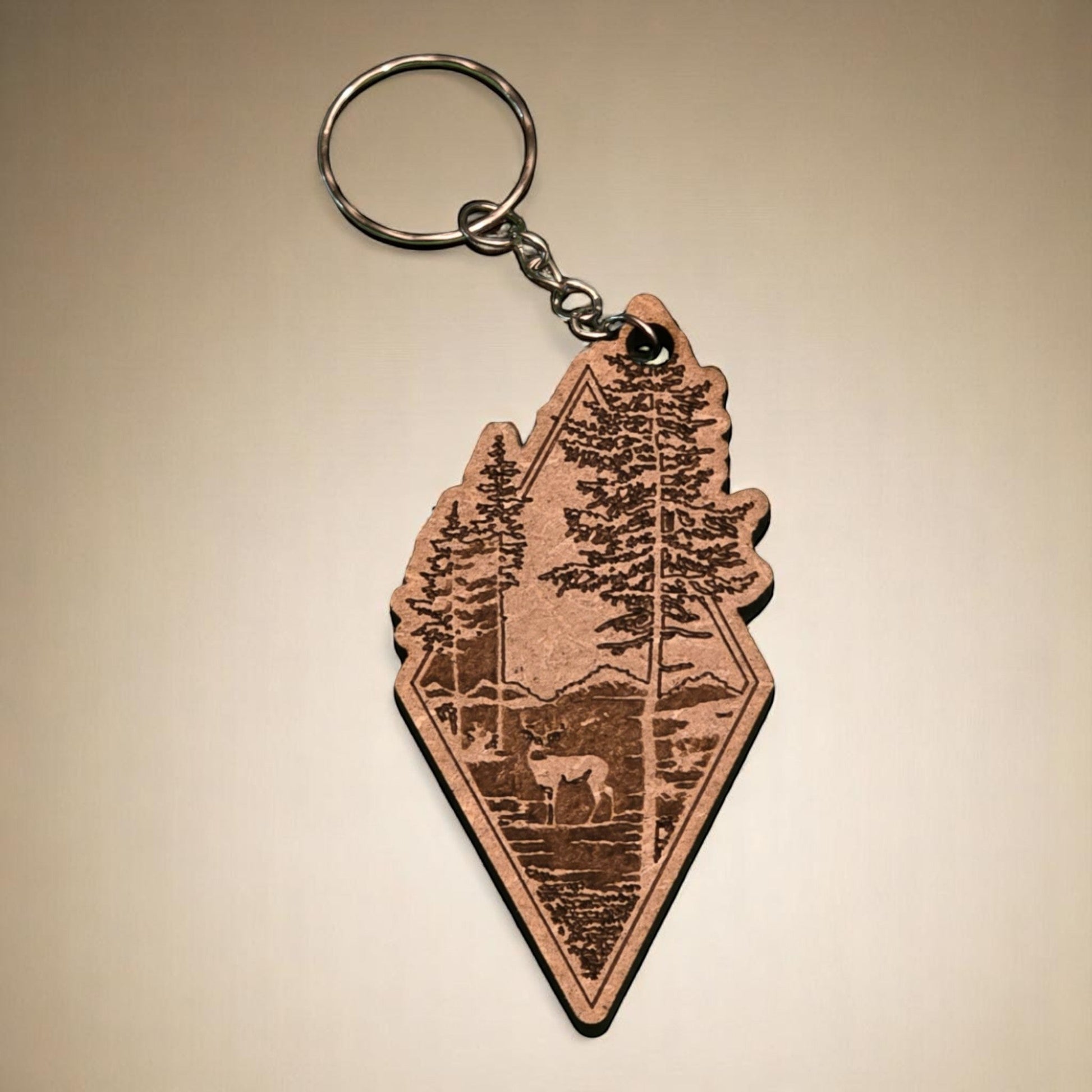 Porte-clés "Forêt & Cerf" CREAFAMAX