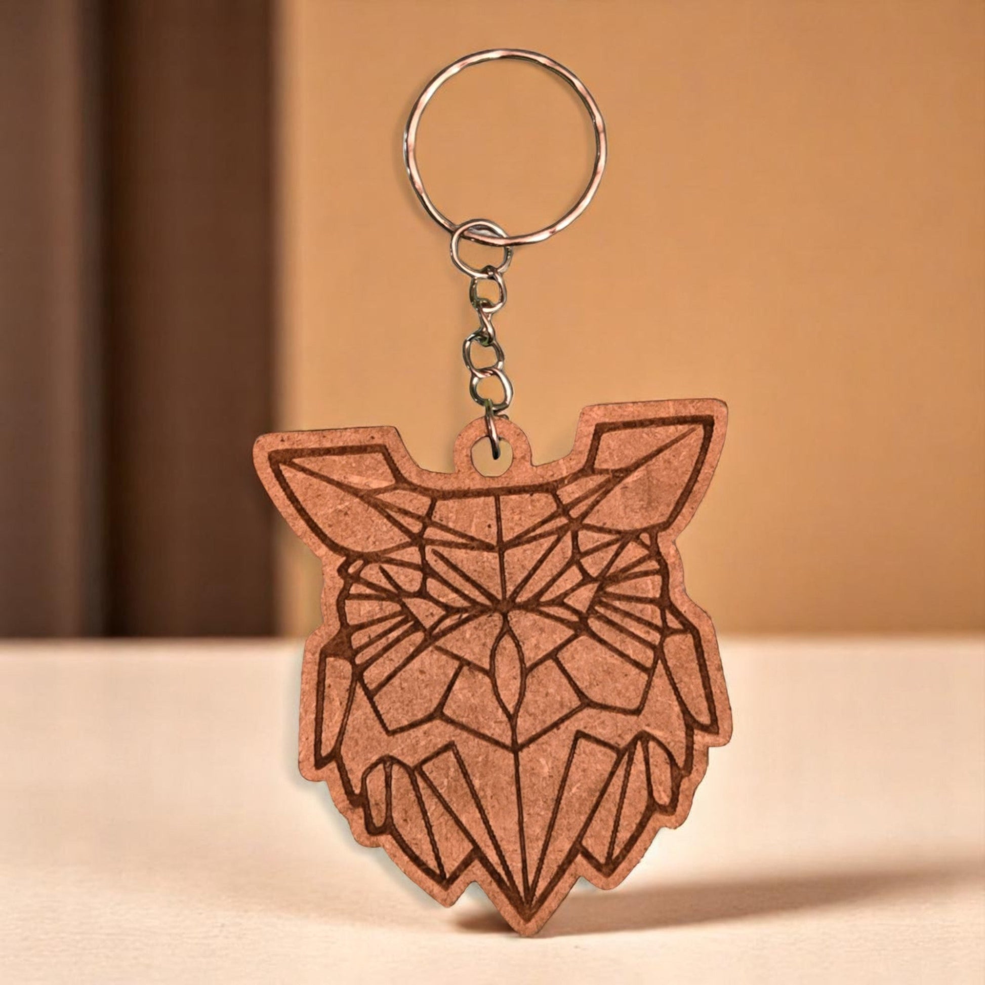 Porte-clé "Chouette Géométrique" CREAFAMAX