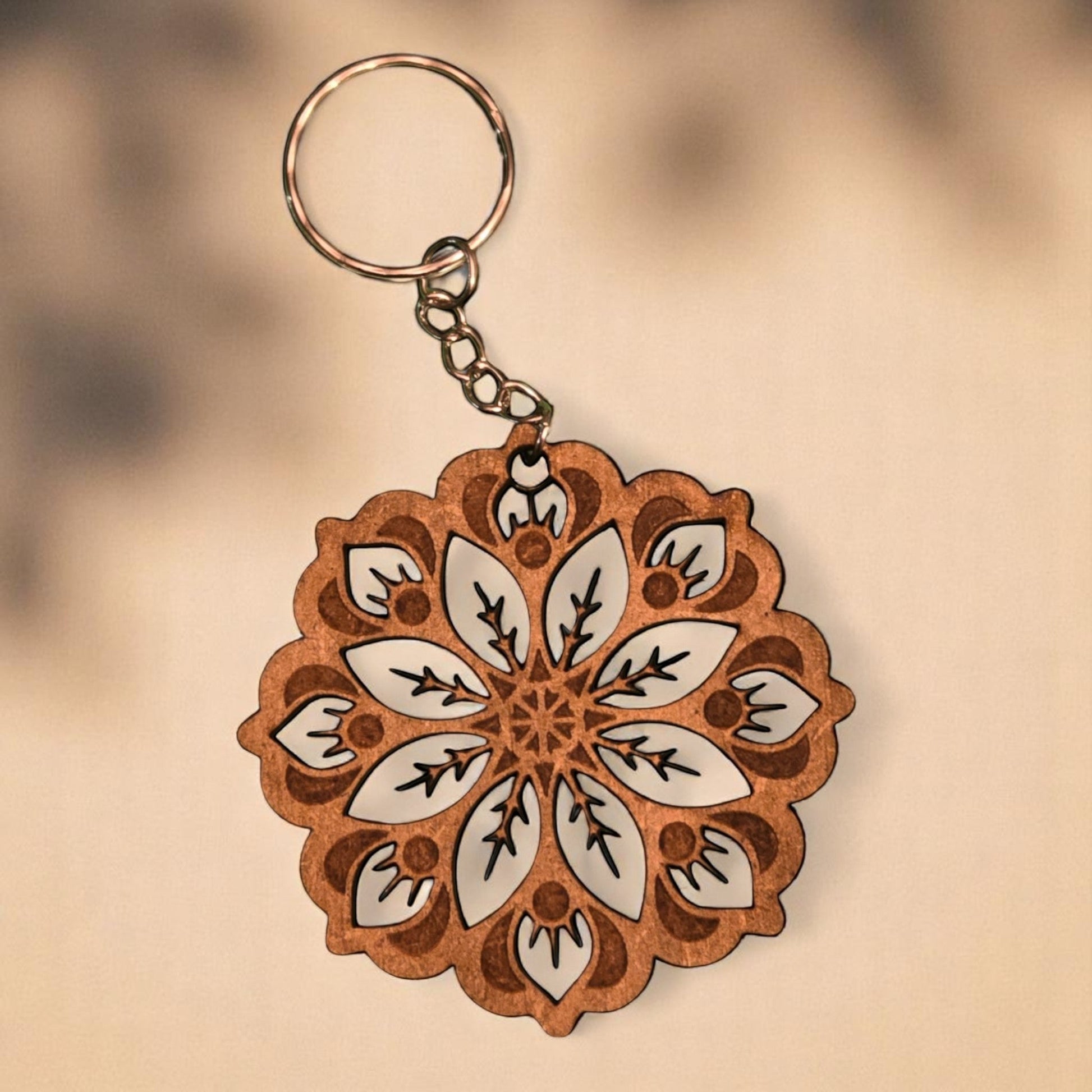 Porte-clés "Mandala Floral" CREAFAMAX