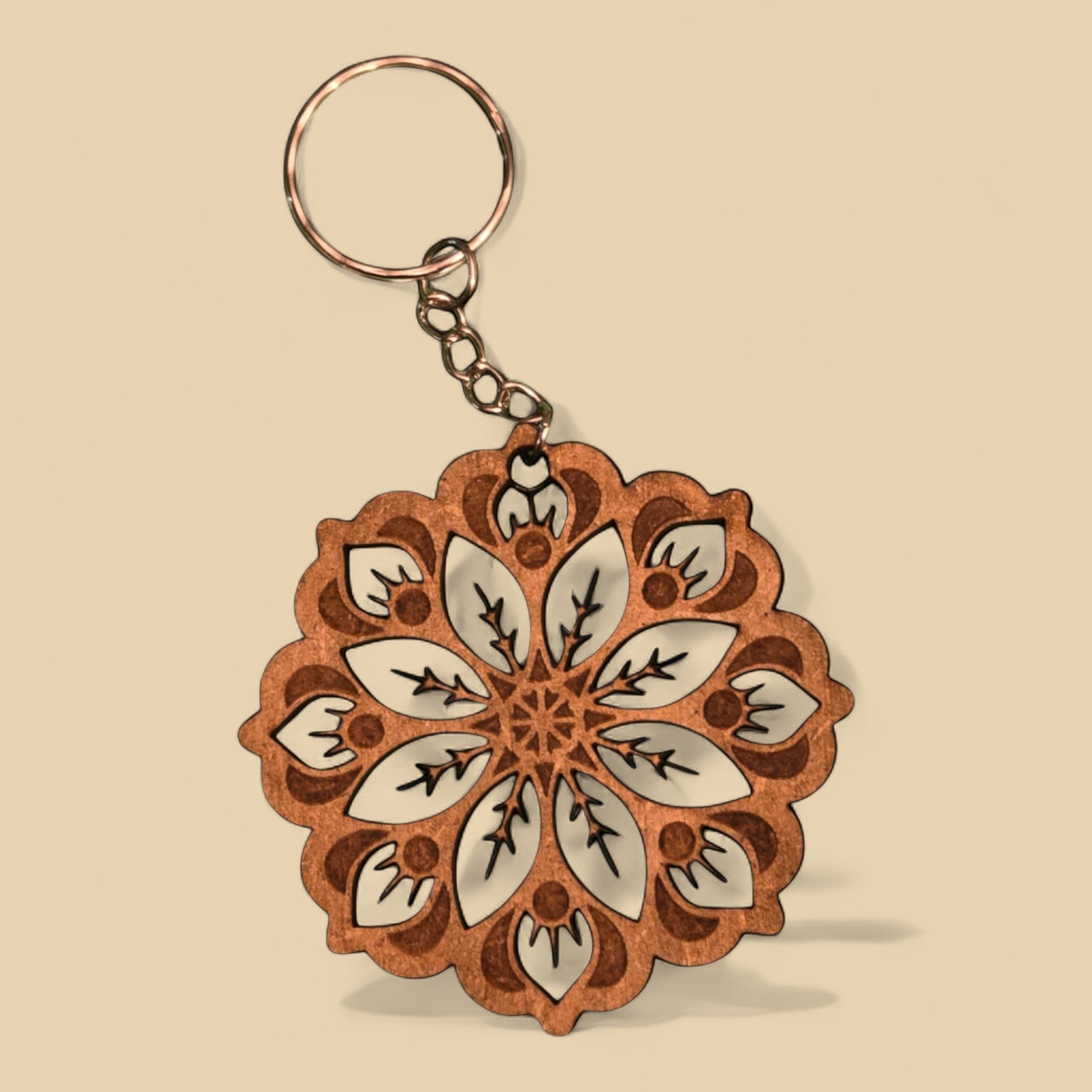 Porte-clés "Mandala Floral" CREAFAMAX