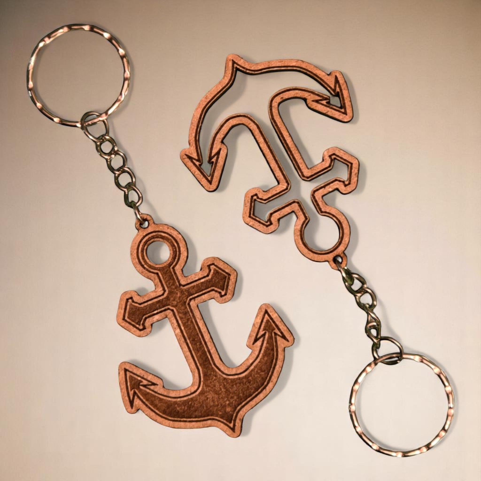 Porte-clés "Ancre Marine" CREAFAMAX