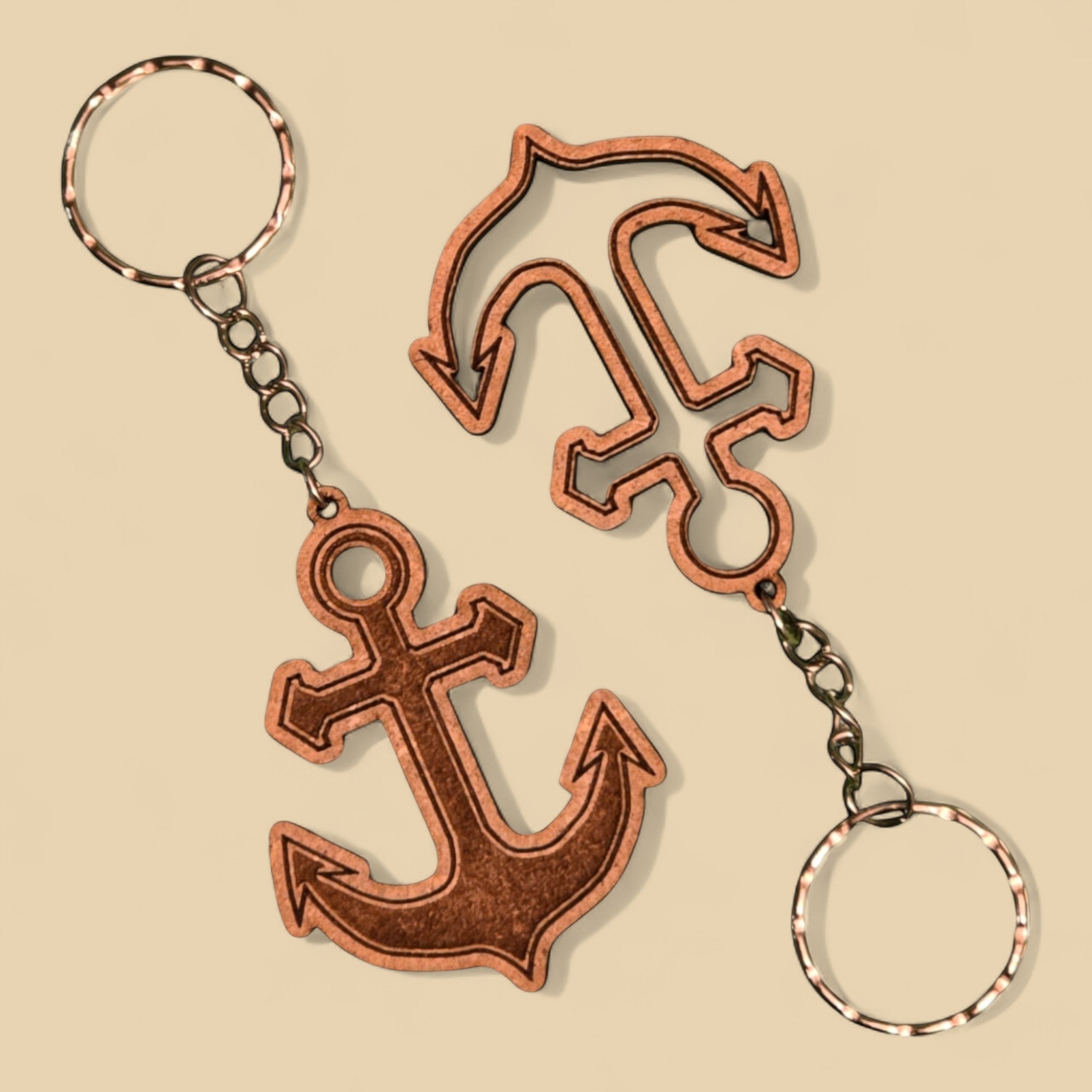 Porte-clés "Ancre Marine" CREAFAMAX
