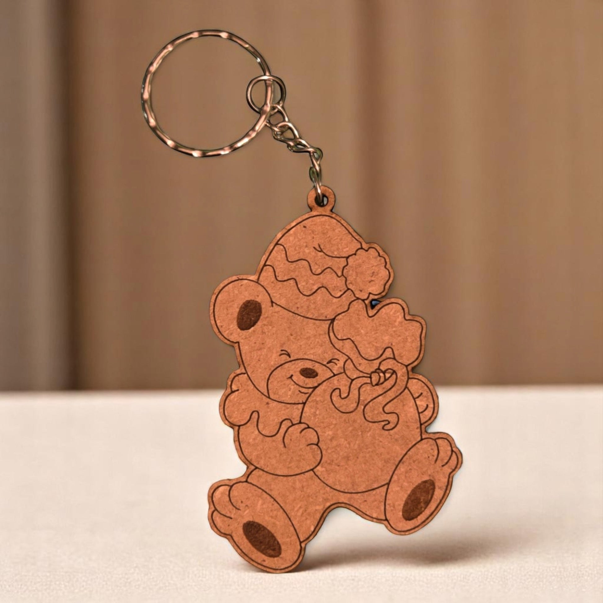 Porte-clés Ourson Tendresse CREAFAMAX