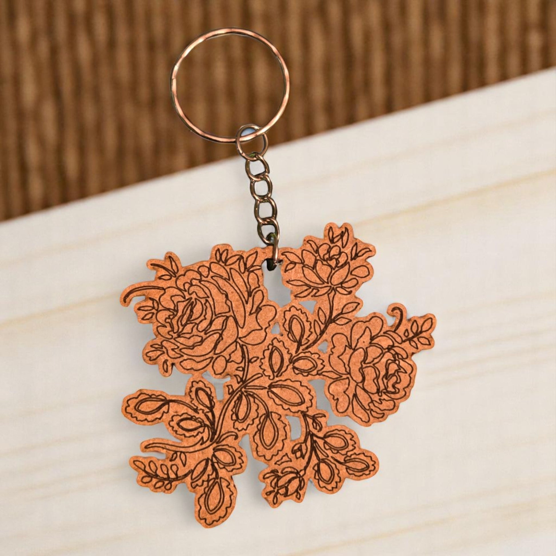 Éclosion – Porte-clé floral ou tableau mural CREAFAMAX