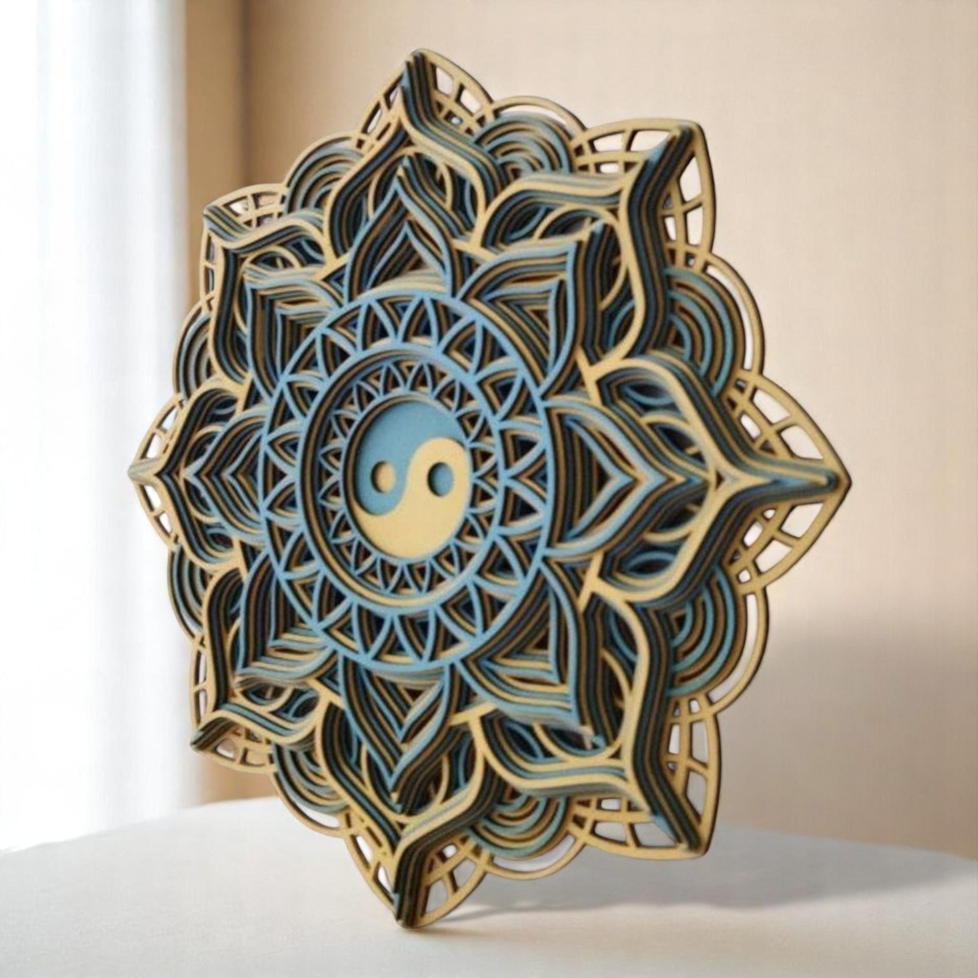 Mandala "Yin-Yang" Équilibre Suprême CREAFAMAX