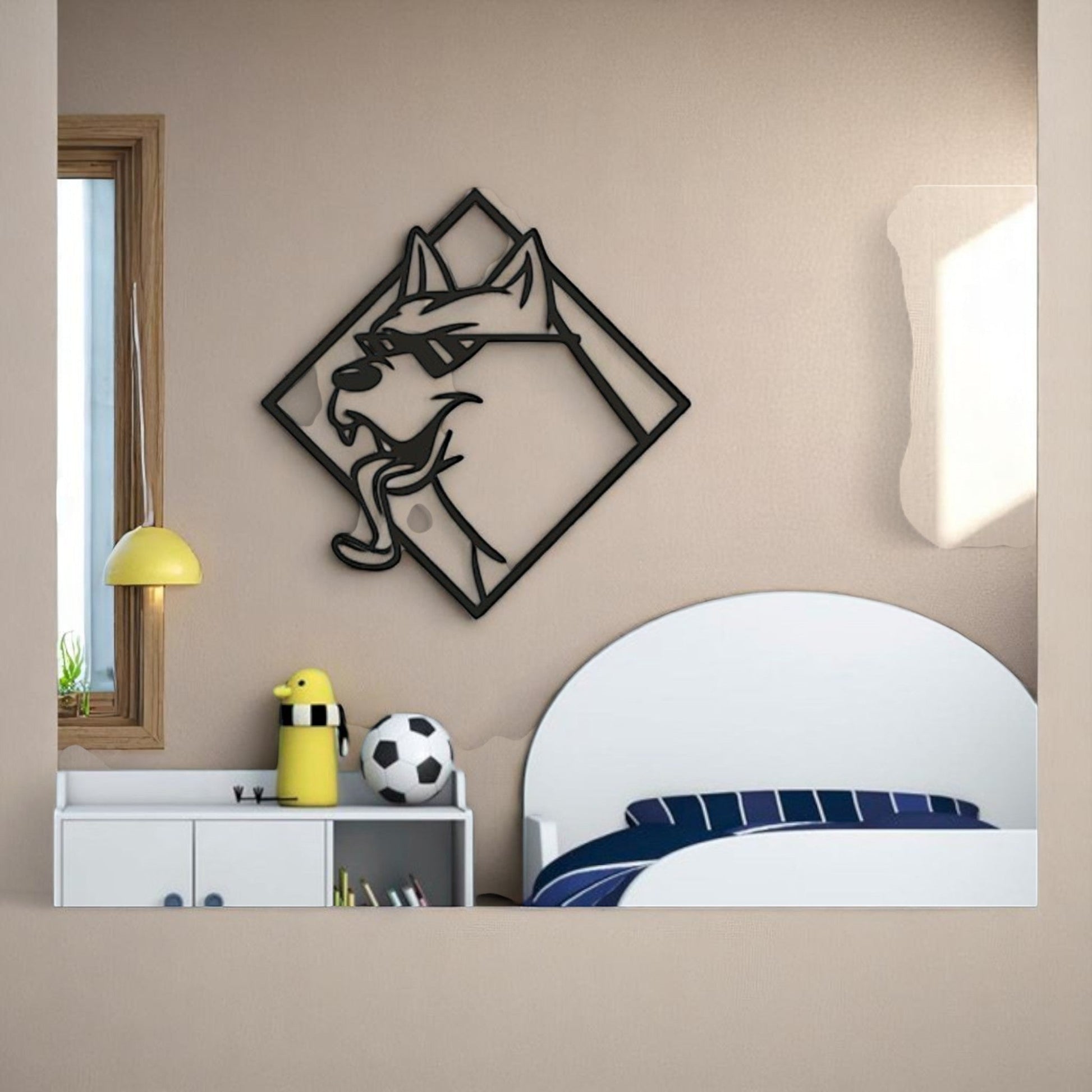 Porte-clé "Chien cool" CREAFAMAX