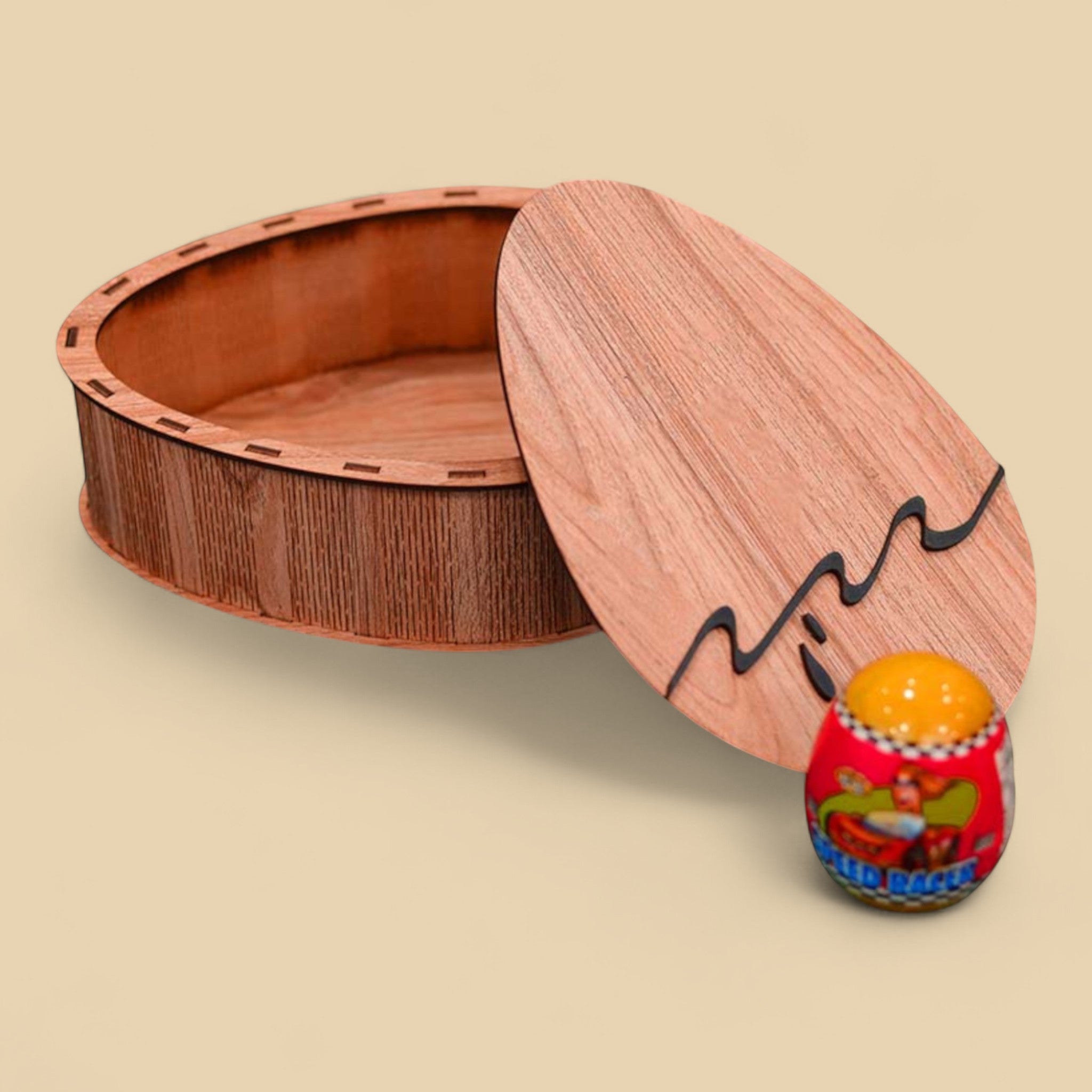 Boîte en forme d’œuf en bois – CFX-BOX-OEUF-ELEGANCE-3MM