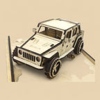 Jeep 4x4 en bois CREAFAMAX