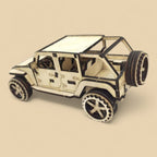 Jeep 4x4 en bois CREAFAMAX