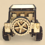 Jeep 4x4 en bois CREAFAMAX