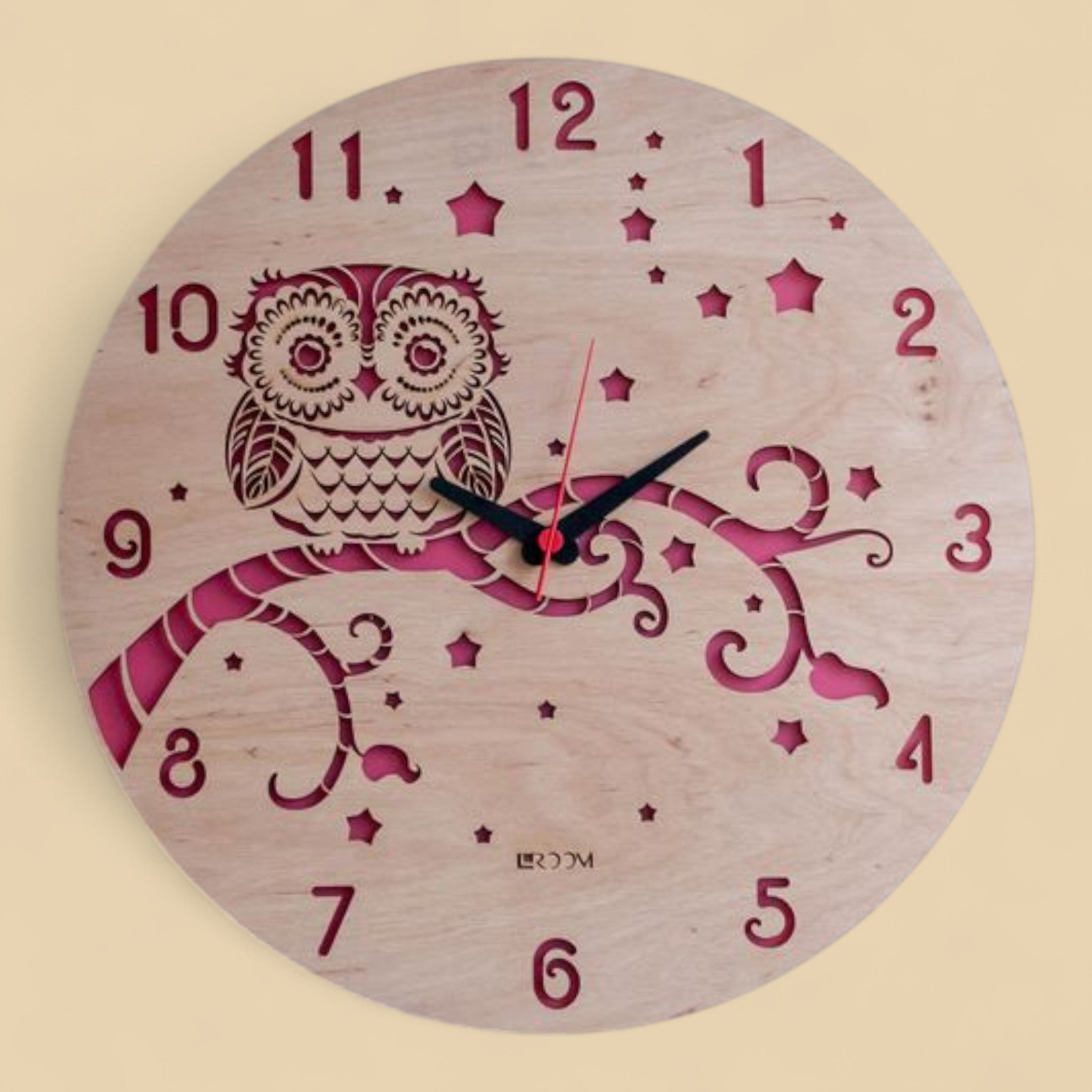 Horloge “Chouette de Nuit” CREAFAMAX