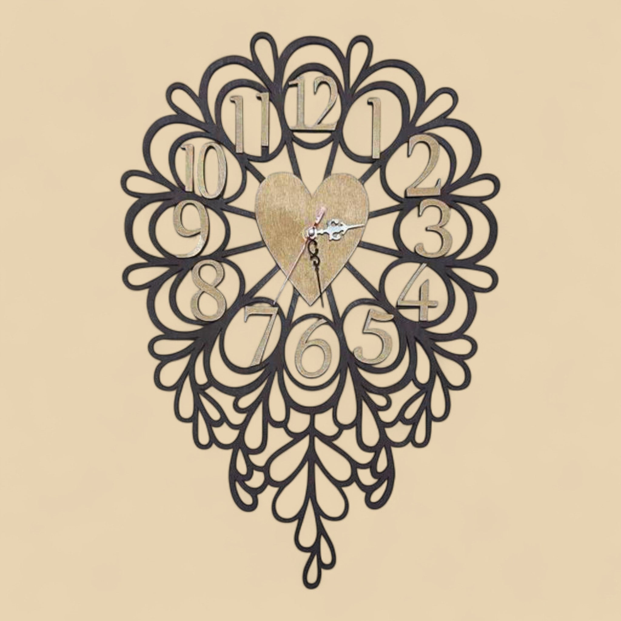 Horloge murale “Cœur d’Art” CREAFAMAX