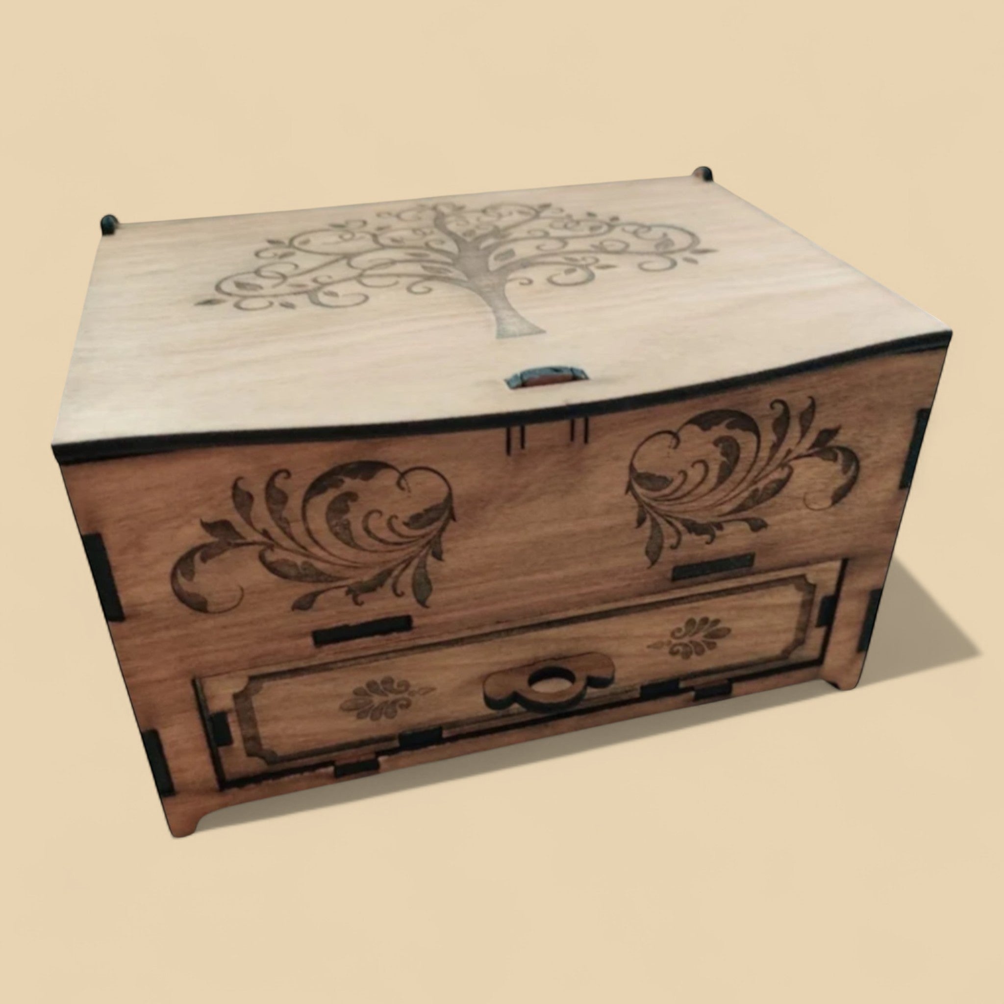 Coffret à tiroir gravé CREAFAMAX