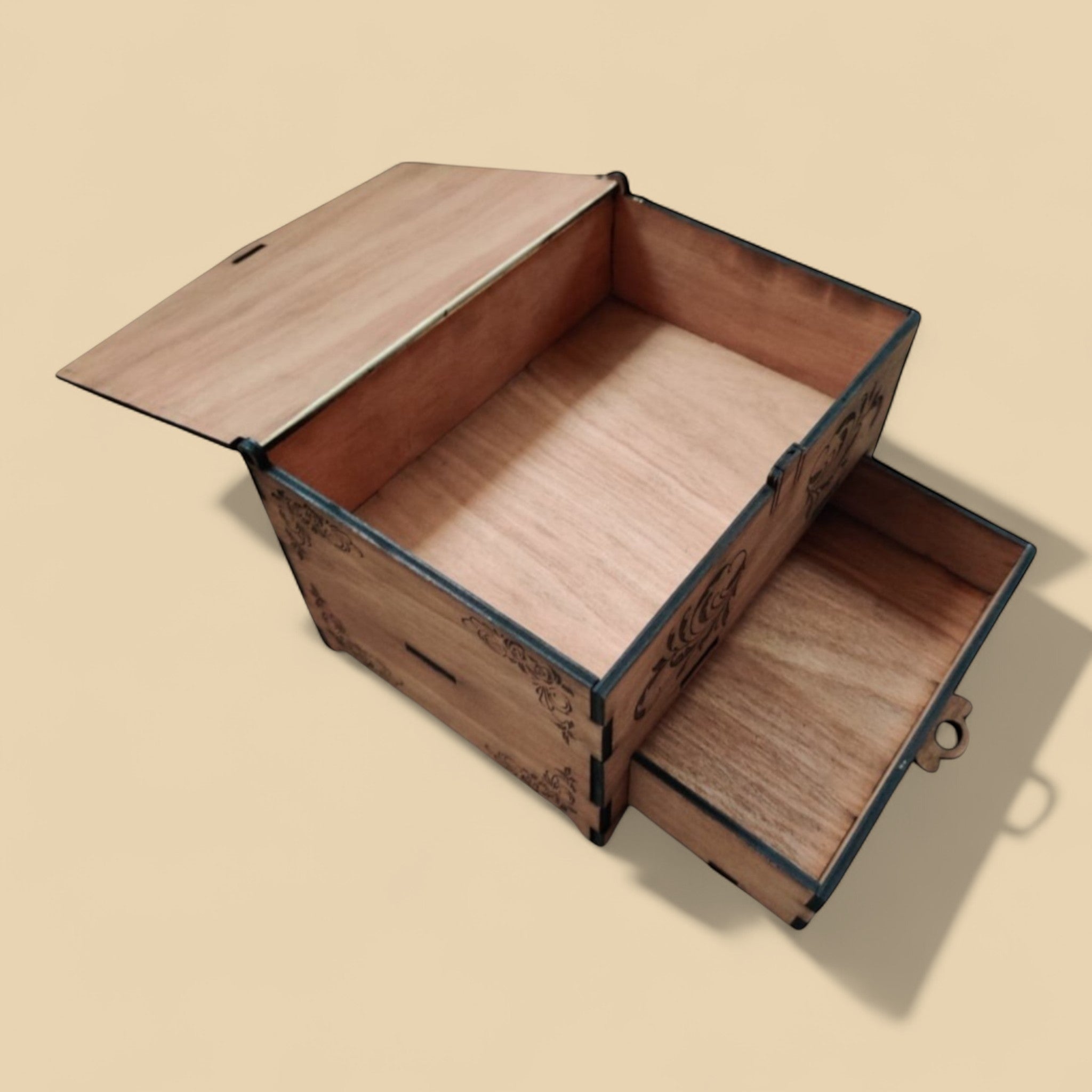 Coffret à tiroir gravé CREAFAMAX