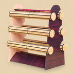 Présentoir à bracelets en bois avec 6 barres amovibles – CFX-DISPLAY-BRACELET-6BAR-3MM