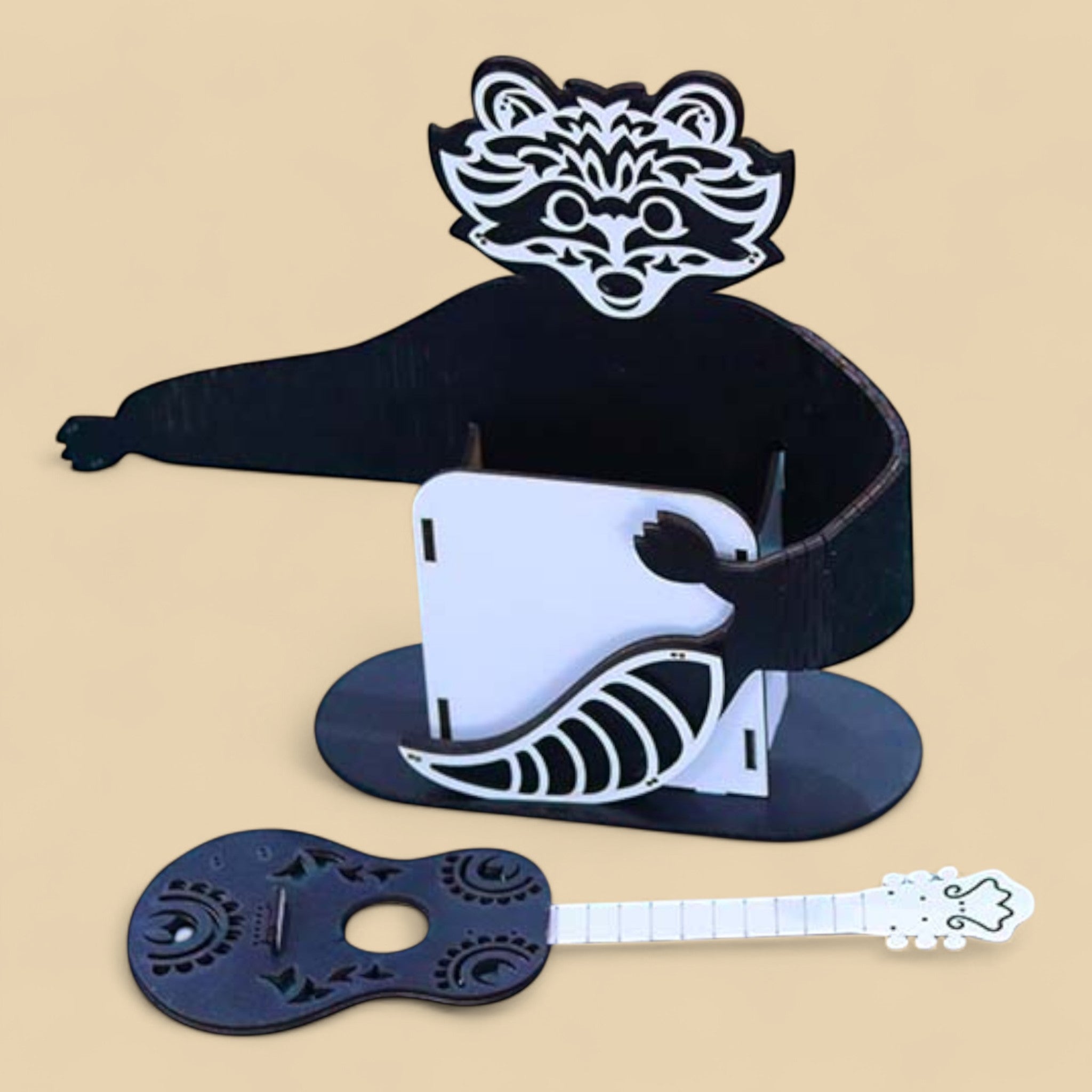 Porte-crayons Animaux – Hibou & Raton CREAFAMAX