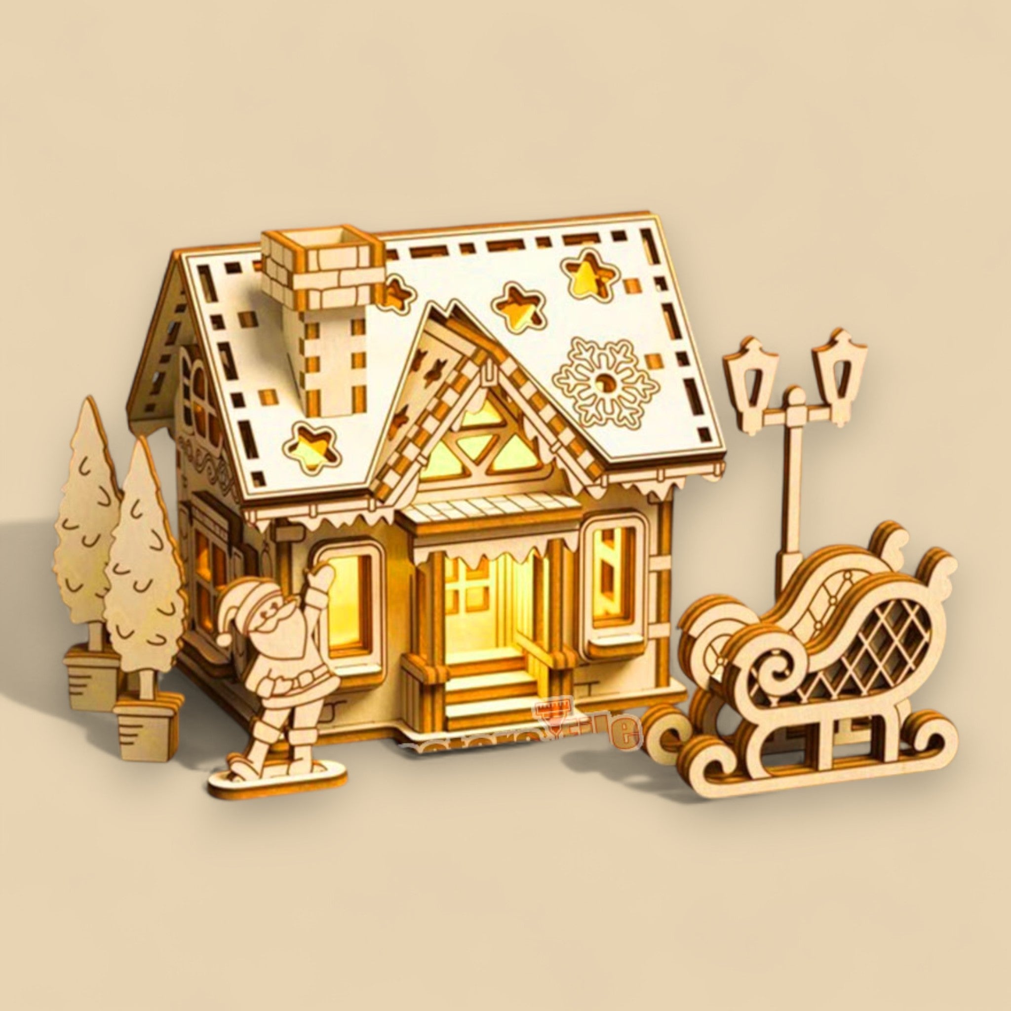Maison du Père Noël CREAFAMAX