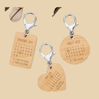 Porte-clé "Calendrier & Message Émotionnel" CREAFAMAX
