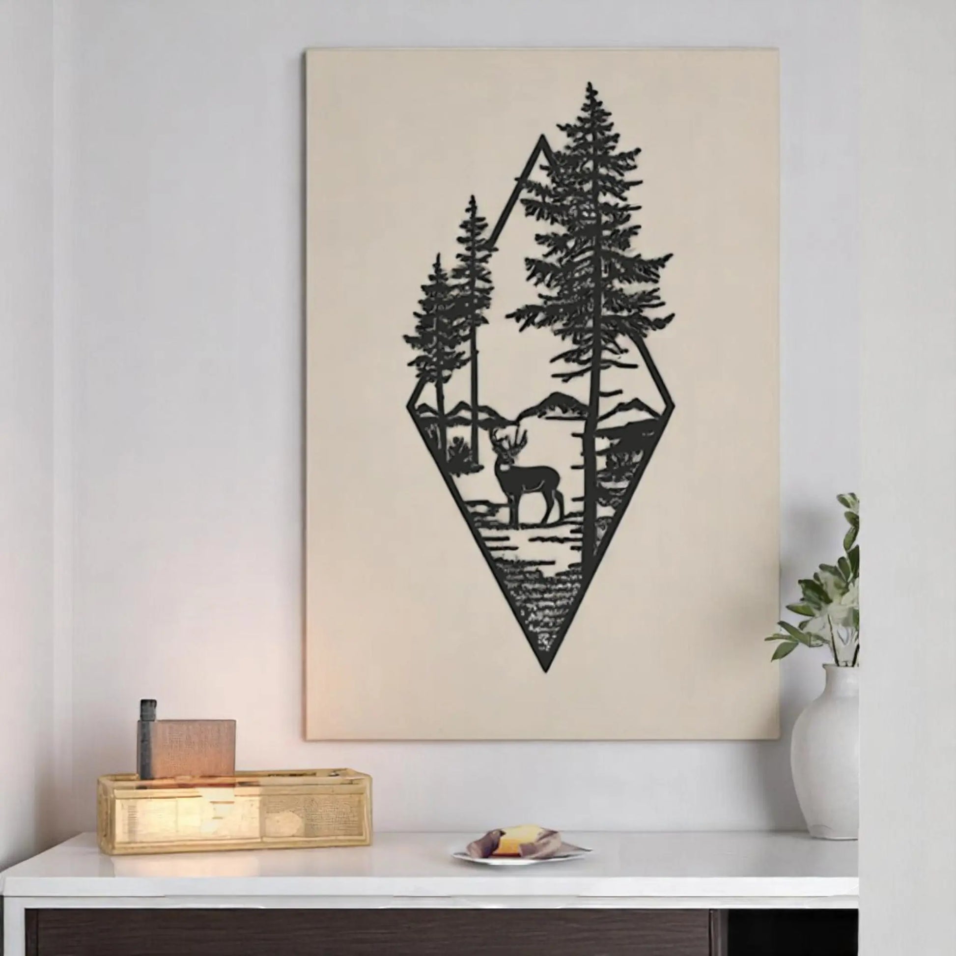 Tableau mural "Cerf ou Wapiti" CREAFAMAX