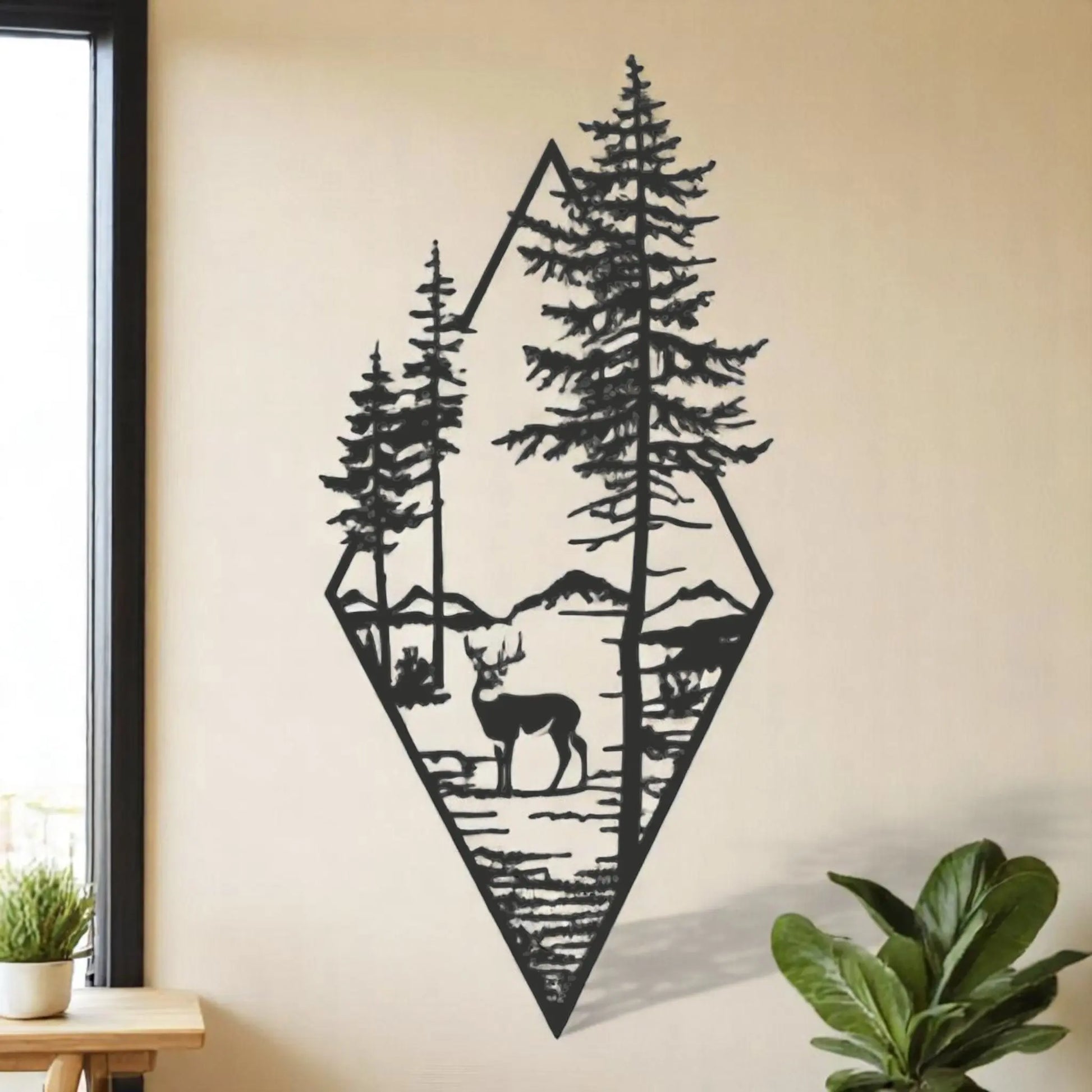 Tableau mural "Cerf ou Wapiti" CREAFAMAX