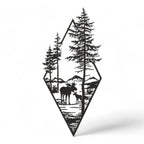 Tableau mural "Cerf ou Wapiti" CREAFAMAX