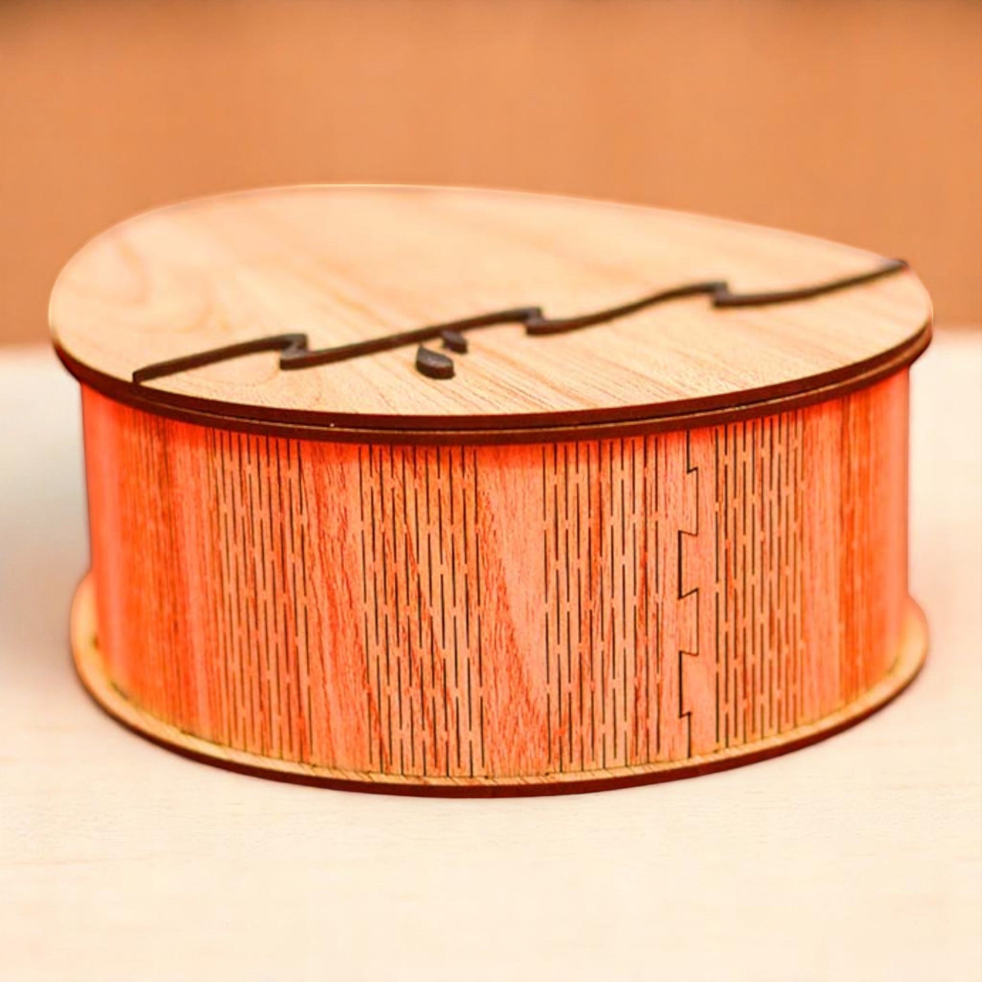 Œuf Élégance – Boîte en bois forme œuf CREAFAMAX