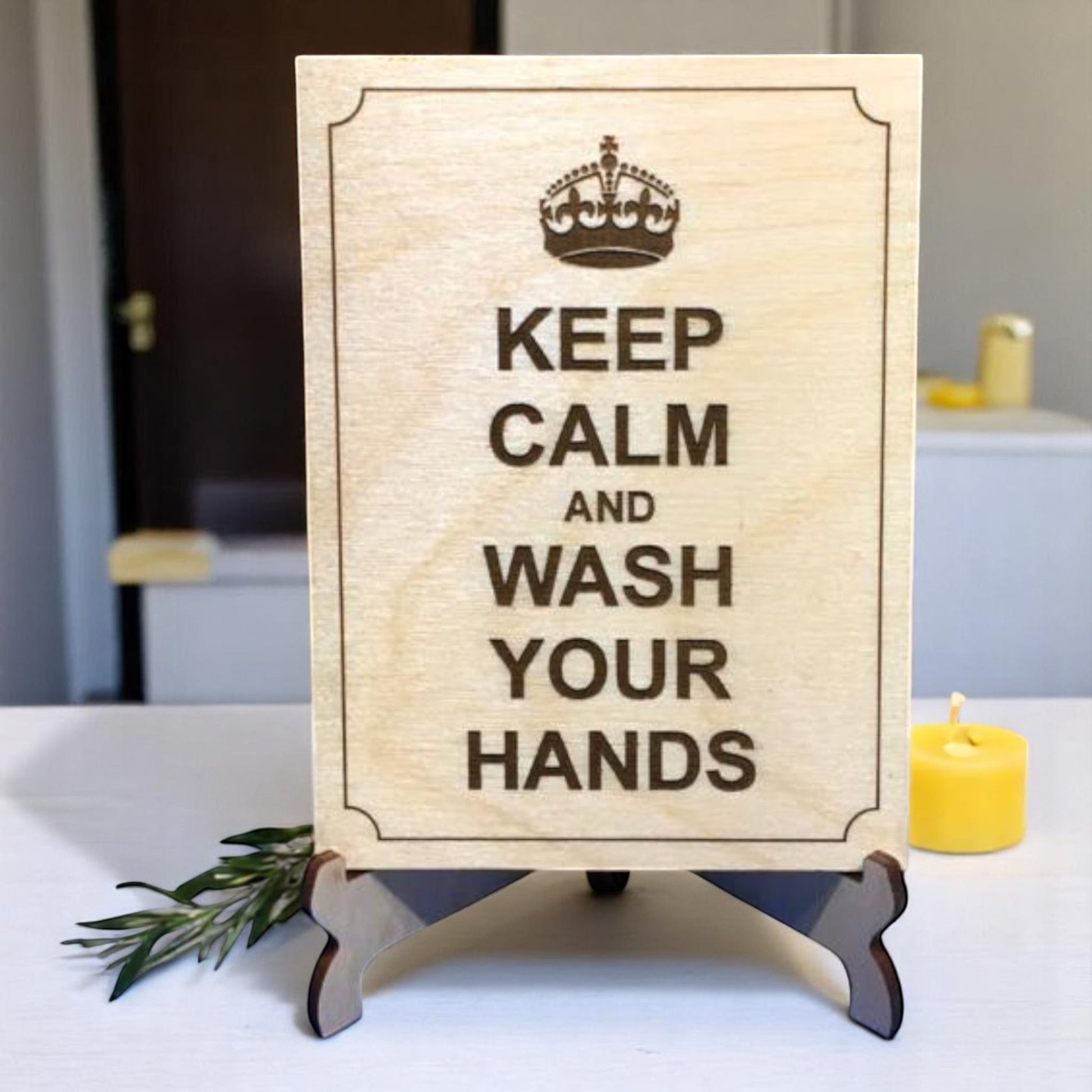 Plaque "Keep Calm" CREAFAMAX