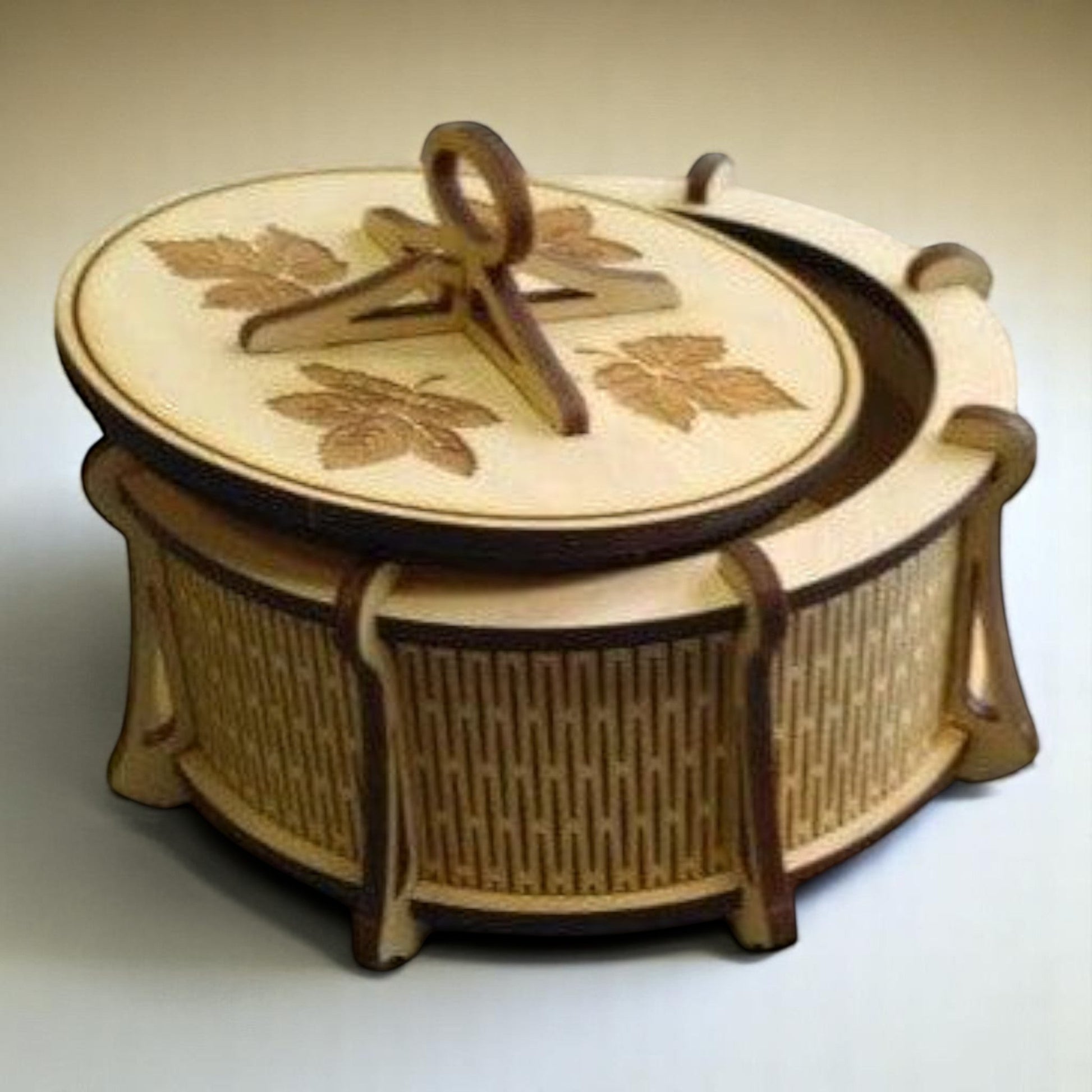 Boîte Ronde Charme rustique CREAFAMAX