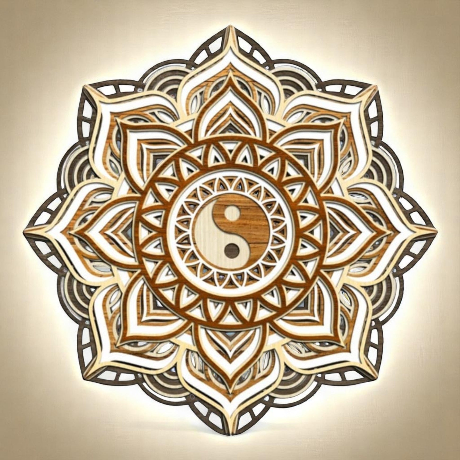 Mandala "Yin-Yang" Équilibre Suprême CREAFAMAX