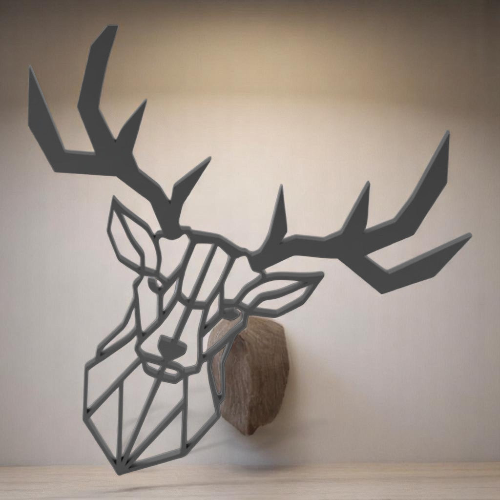 Porte-clé "Cerf Géométrique" CREAFAMAX