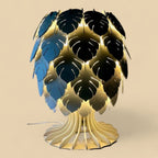 Lueur Monstera – Lampe sculpturale en bois CREAFAMAX