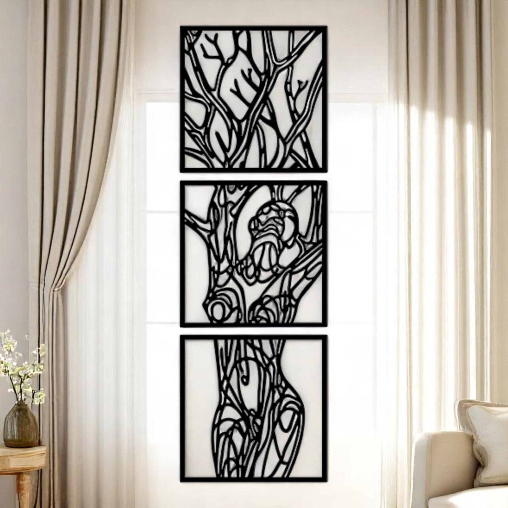 Lot de tableaux "Nature Fractale" CREAFAMAX