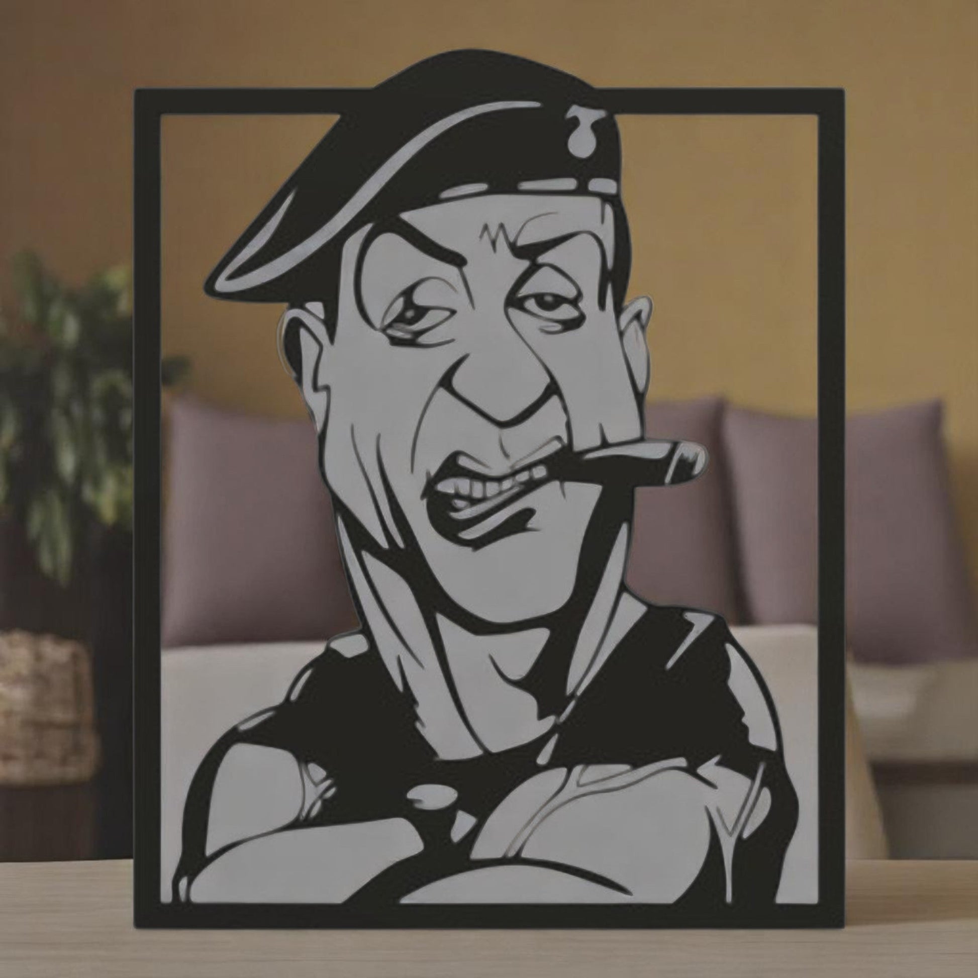 Tableau "Portrait Colonel" CREAFAMAX