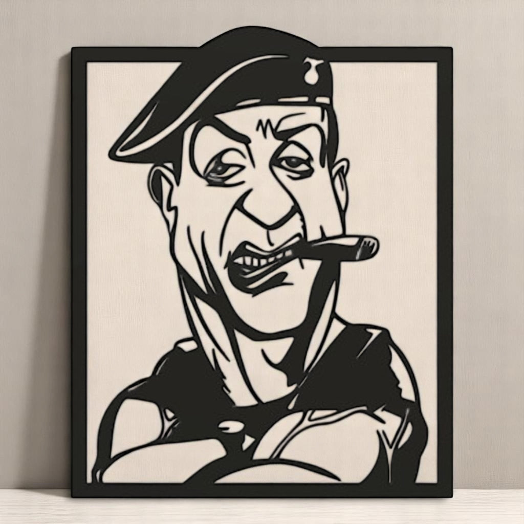 Tableau "Portrait Colonel" CREAFAMAX