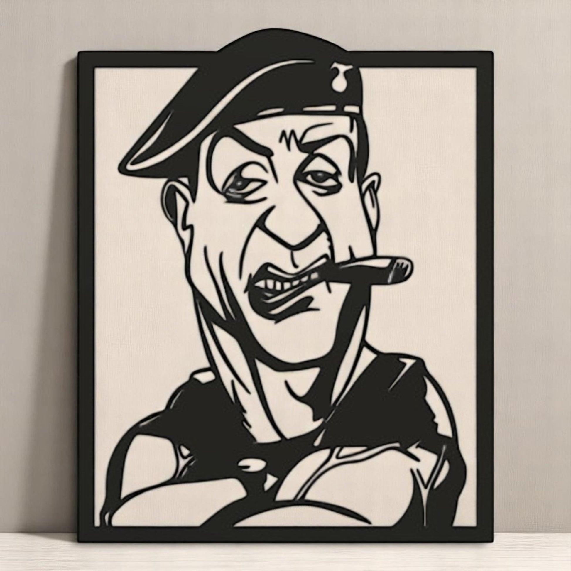 Tableau "Portrait Colonel" CREAFAMAX