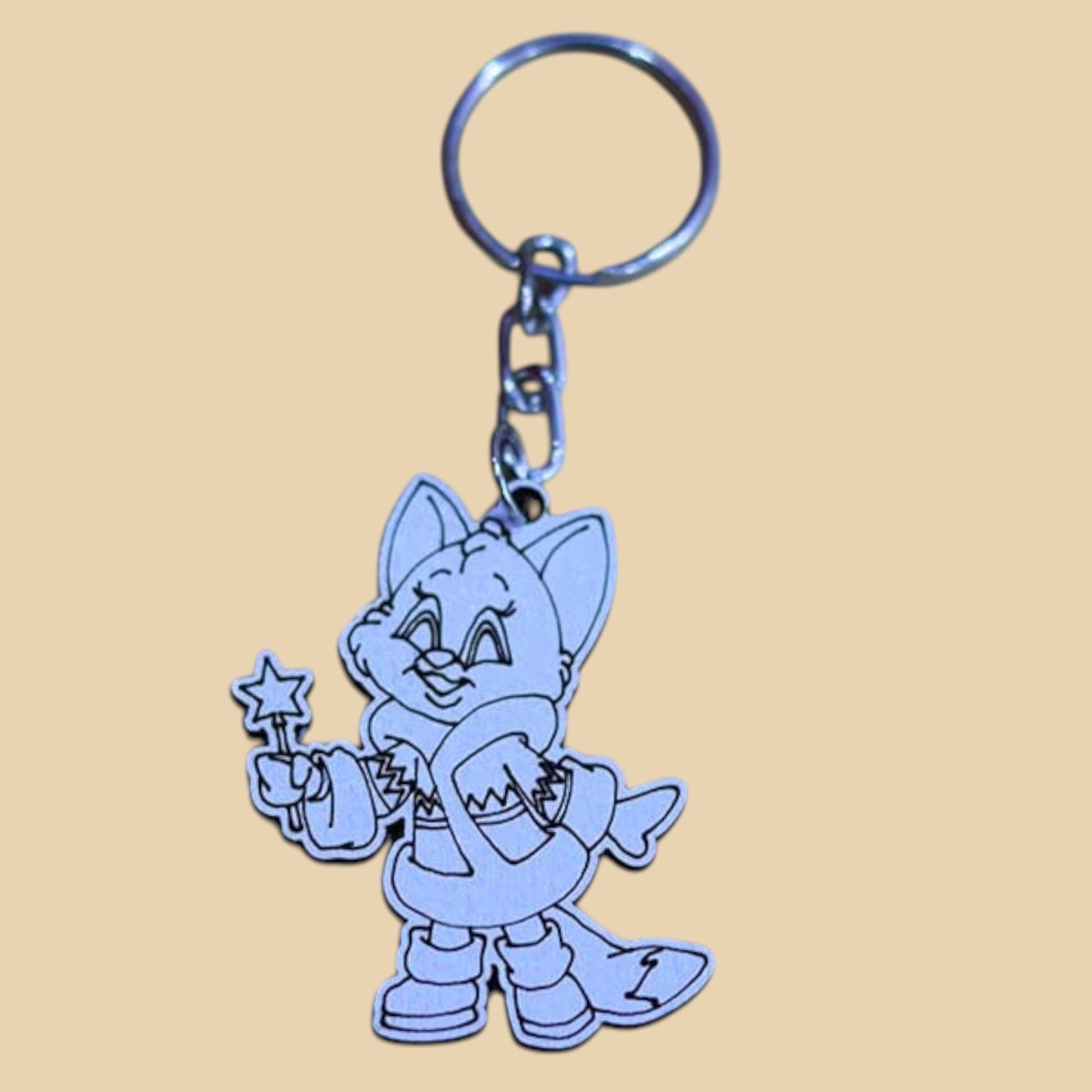 Renard Magique – Porte-clé ou tableau enfantin CREAFAMAX