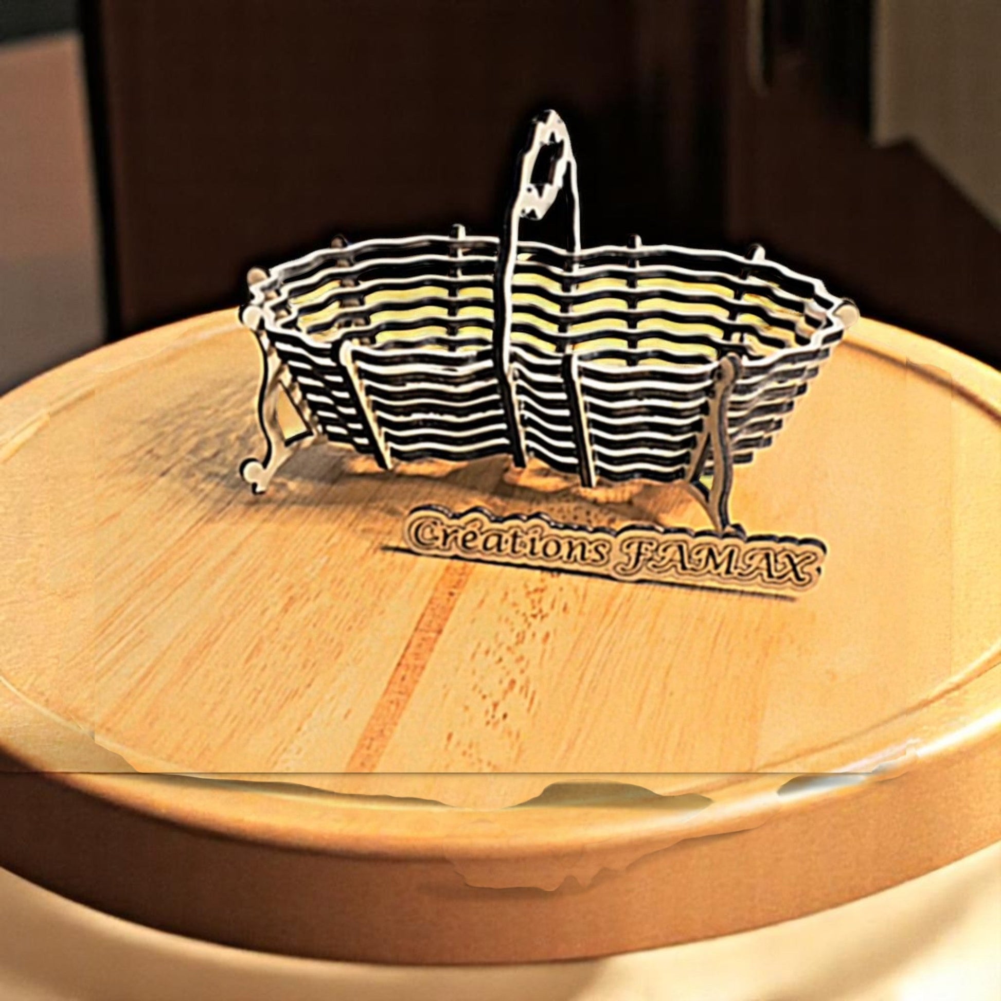 Panier "Fleur Élégance" CREAFAMAX