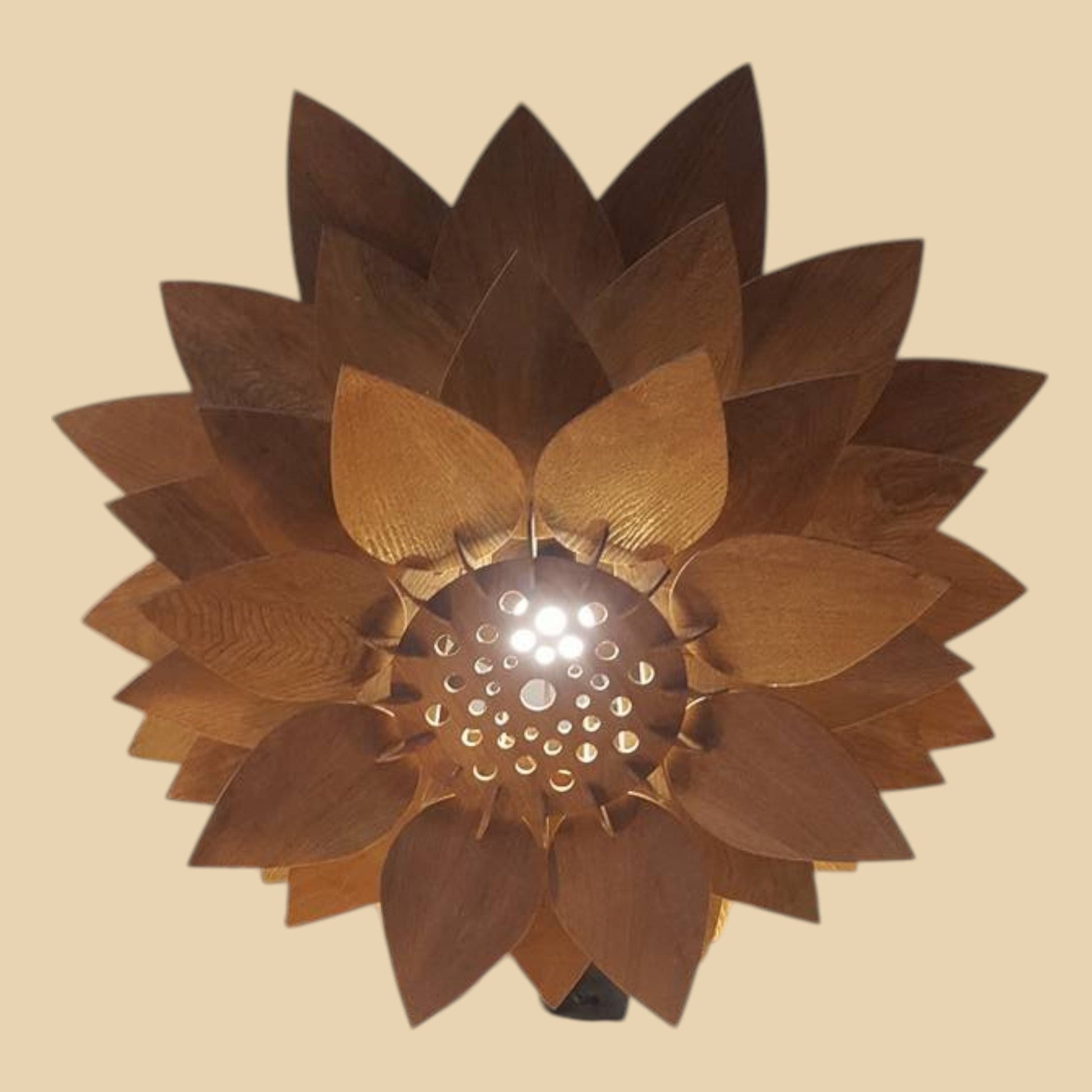 Suspension “Fleur de Lotus” – Élégance naturelle au plafond CREAFAMAX