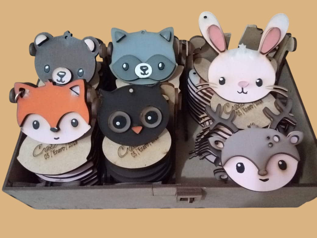 Petite Tribu – Porte-clés animaux CREAFAMAX