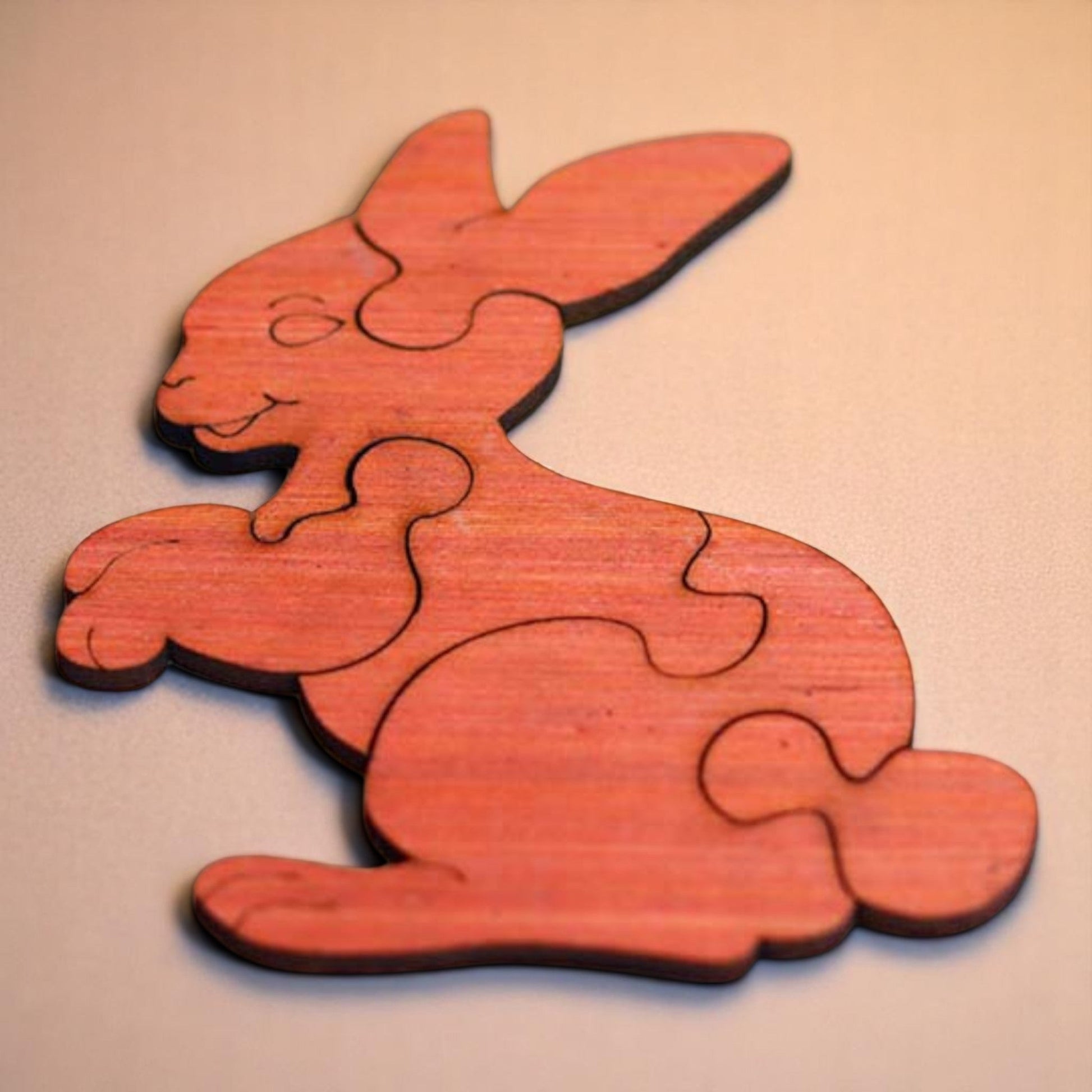 Lapin Malin – Puzzle bois éducatif CREAFAMAX