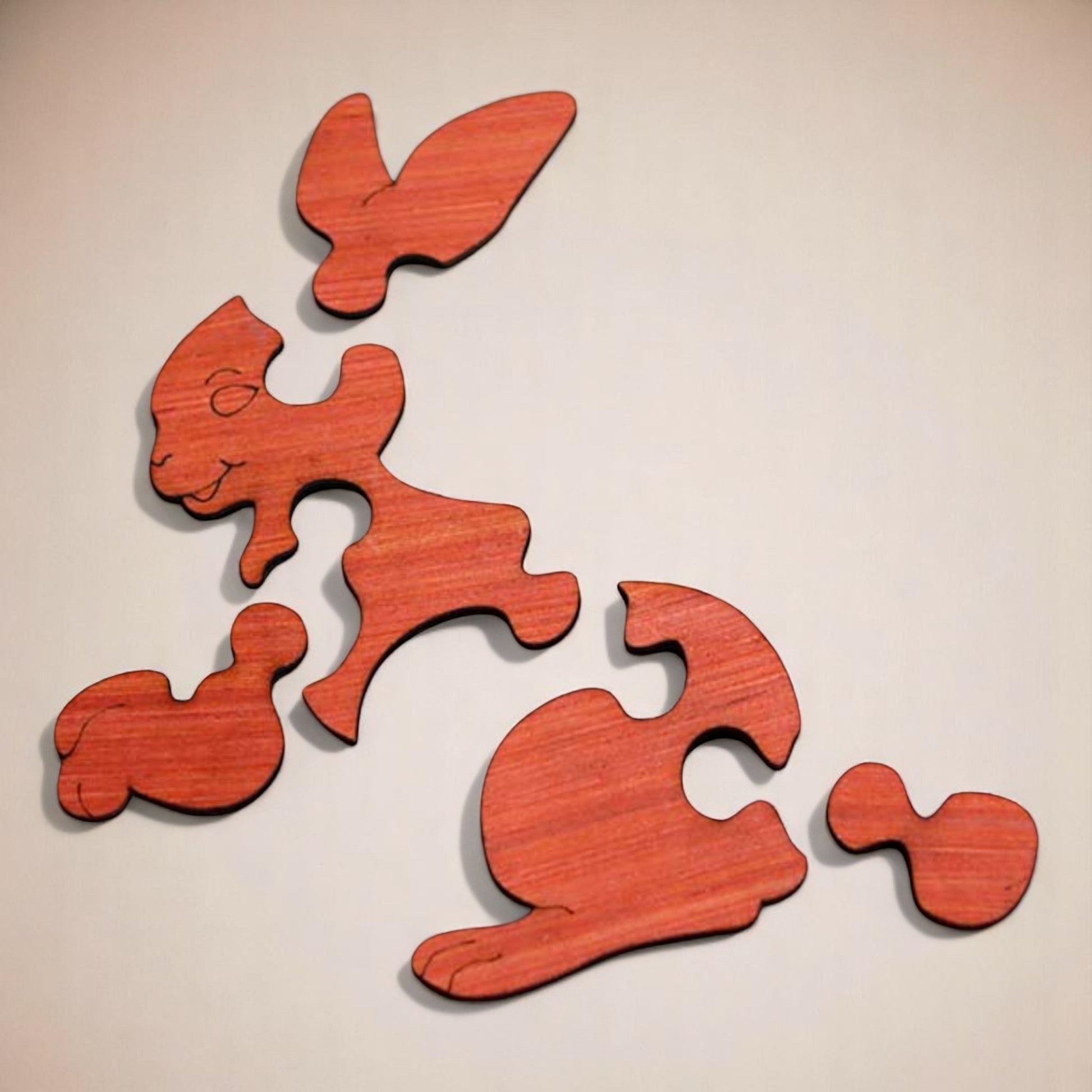 Lapin Malin – Puzzle bois éducatif CREAFAMAX