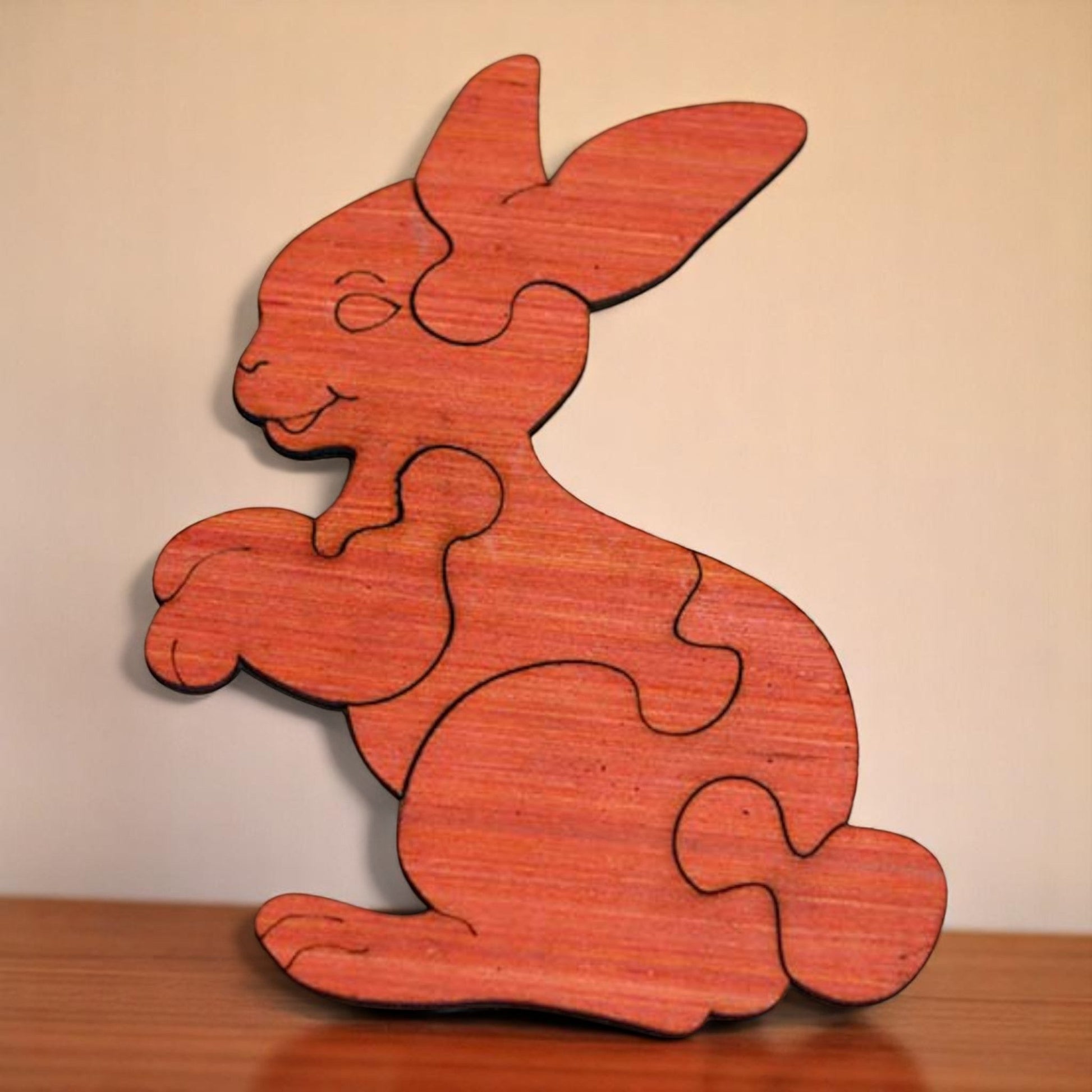 Lapin Malin – Puzzle bois éducatif CREAFAMAX