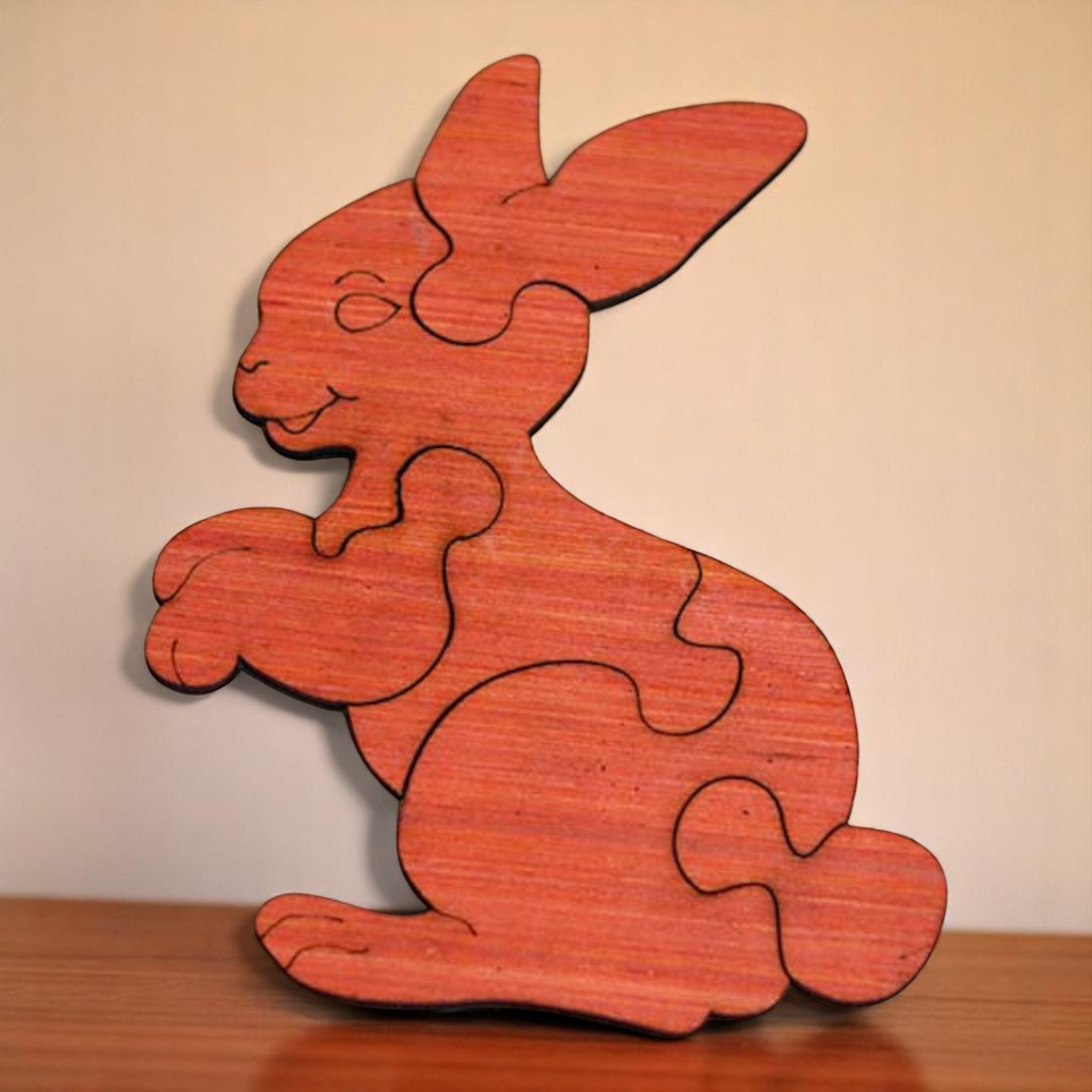Lapin Malin – Puzzle bois éducatif CREAFAMAX
